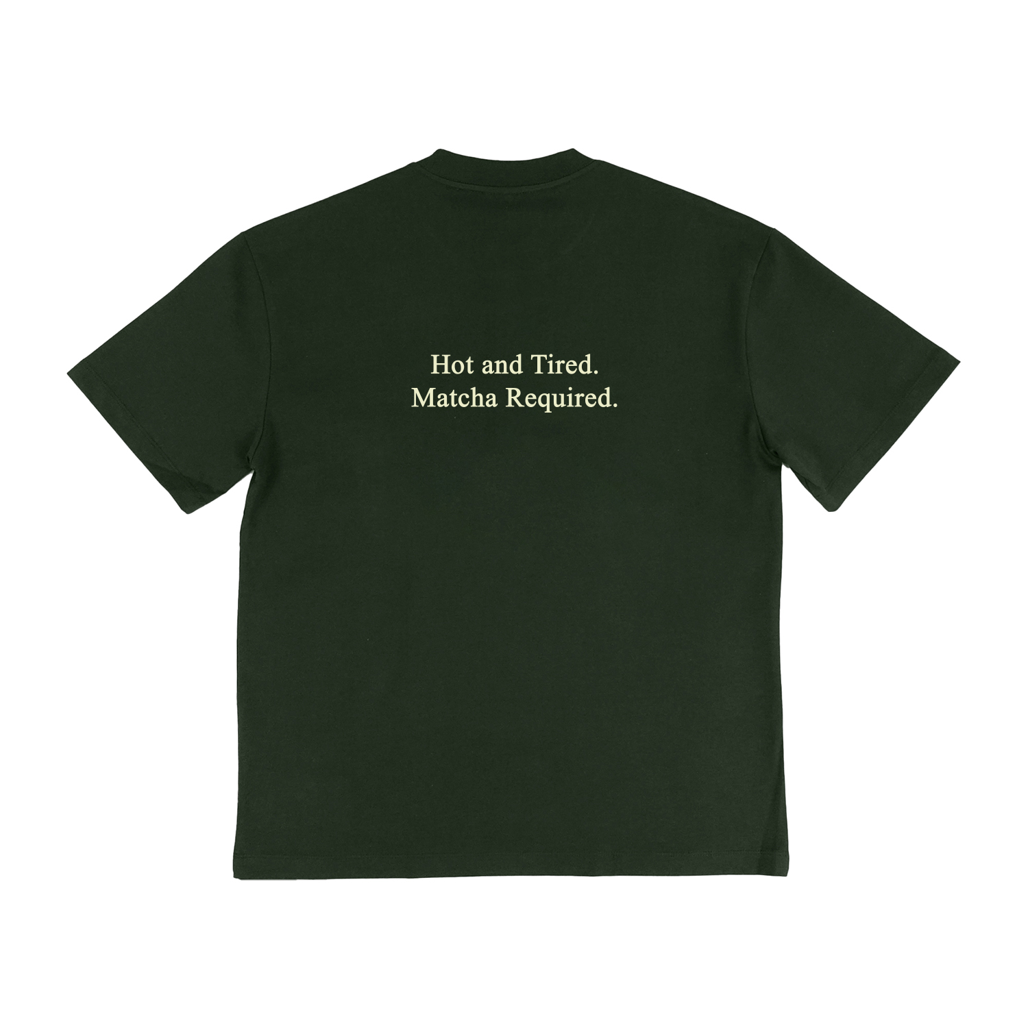 Wellbred Club "Matcha Required" Tee - Green