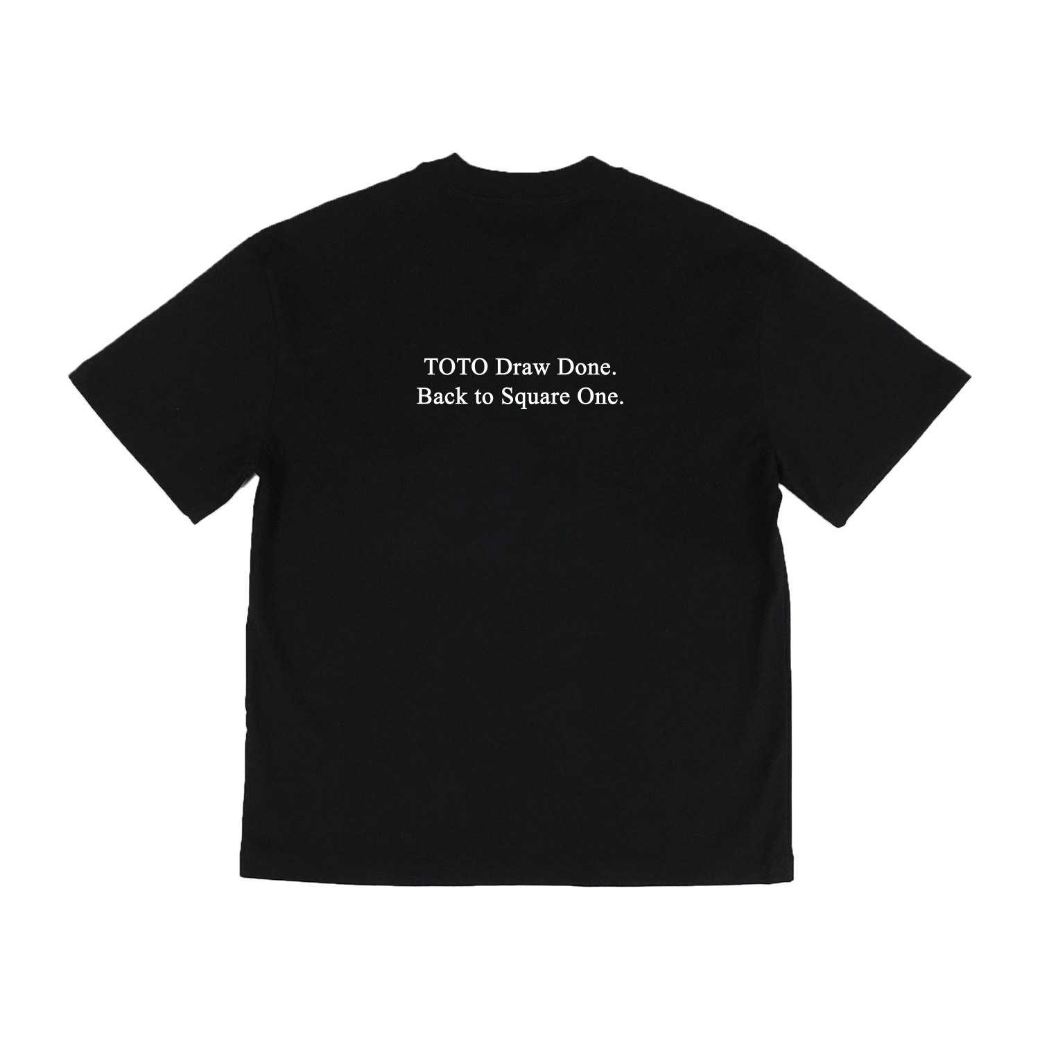 Wellbred Club "TOTO Draw" Tee - Black