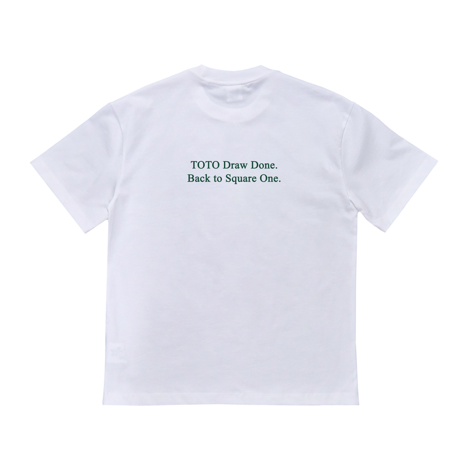 Wellbred Club "TOTO Draw" Tee - White