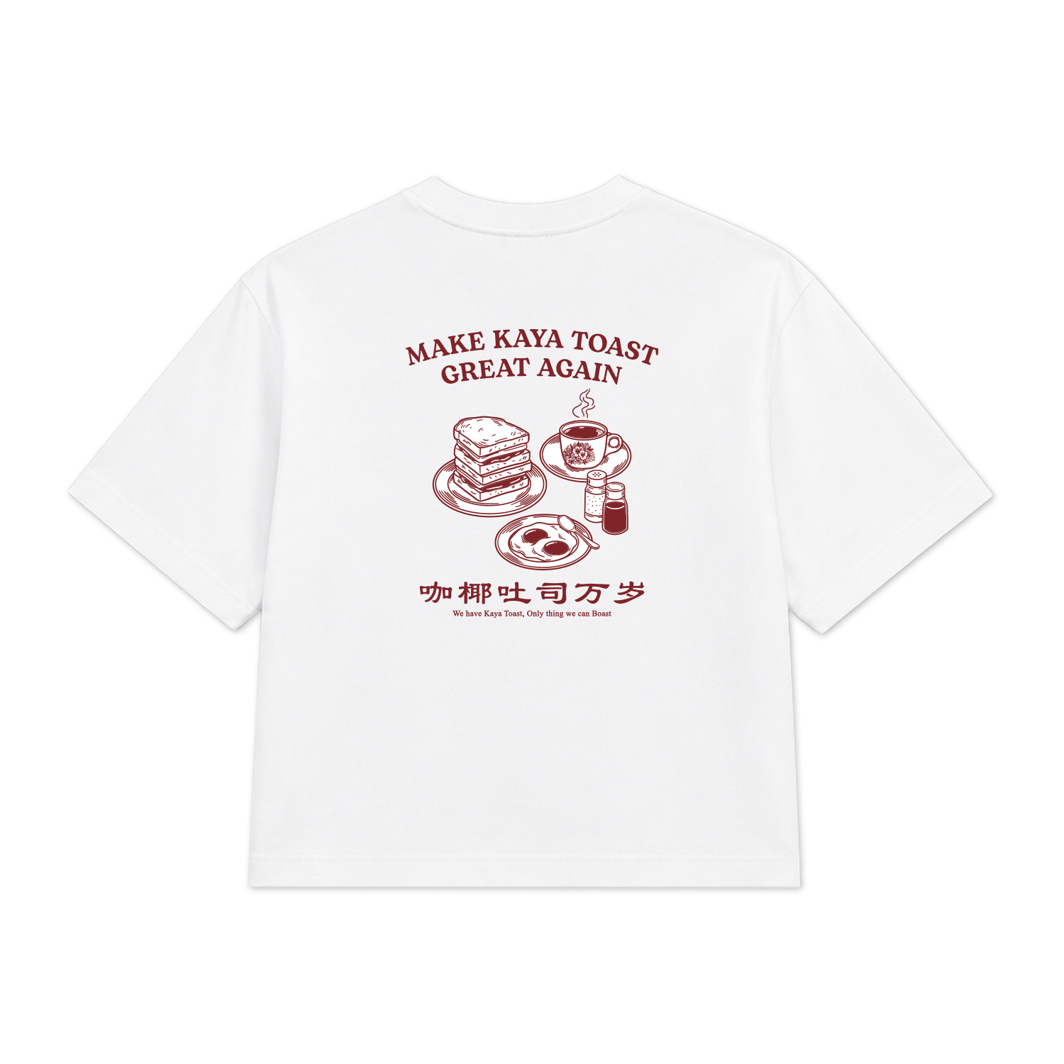 Wellbred Club "Kaya Toast" Tee - White