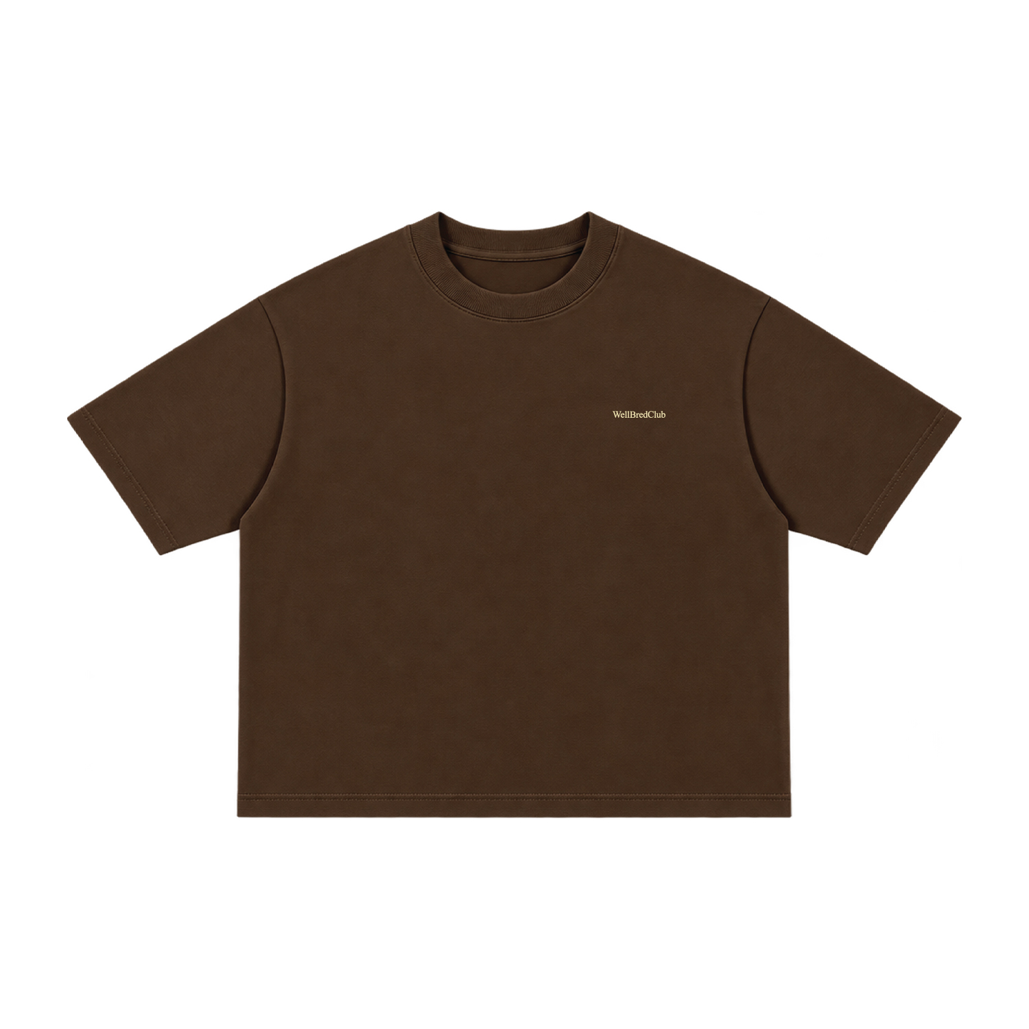 WBC Boxy Basic Tee - Coffee