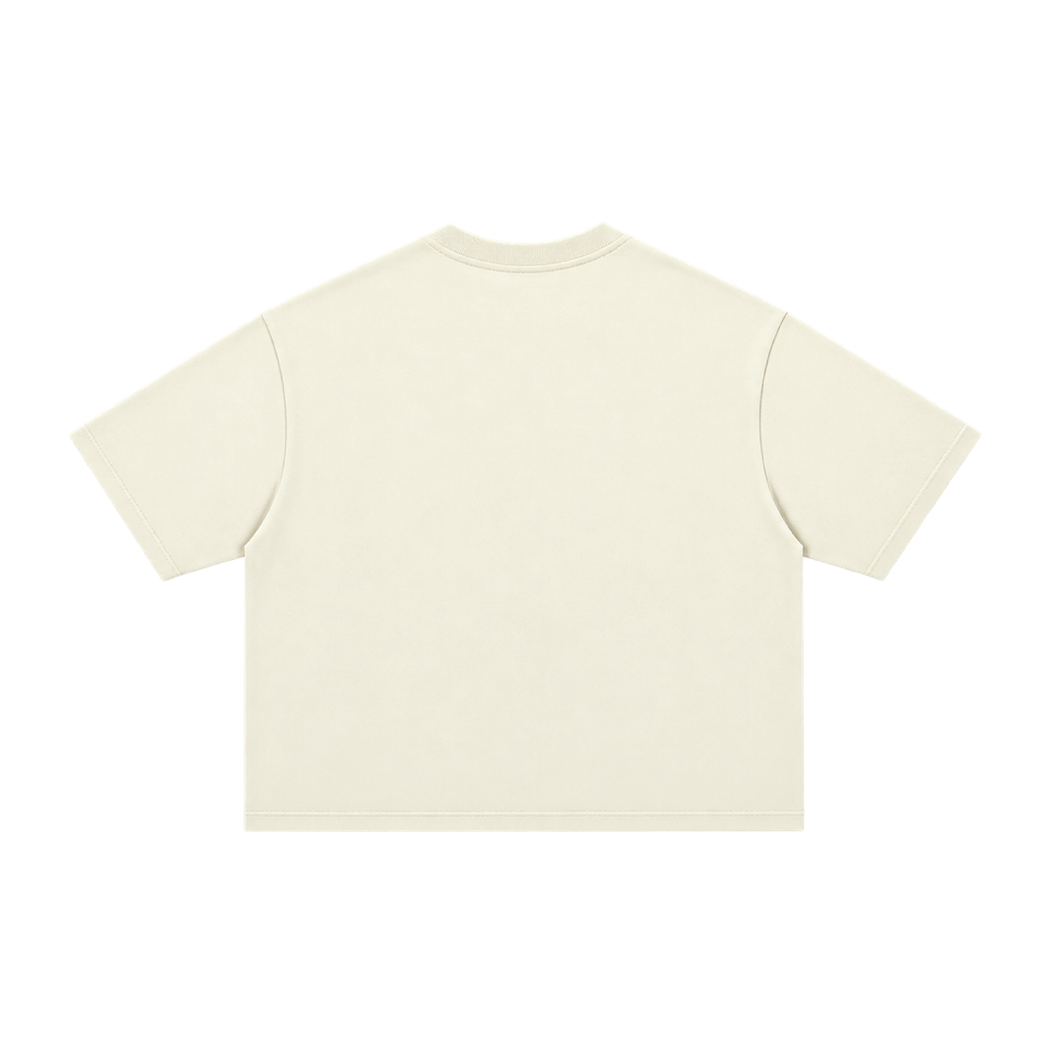 WBC Boxy Basic Tee - Cream