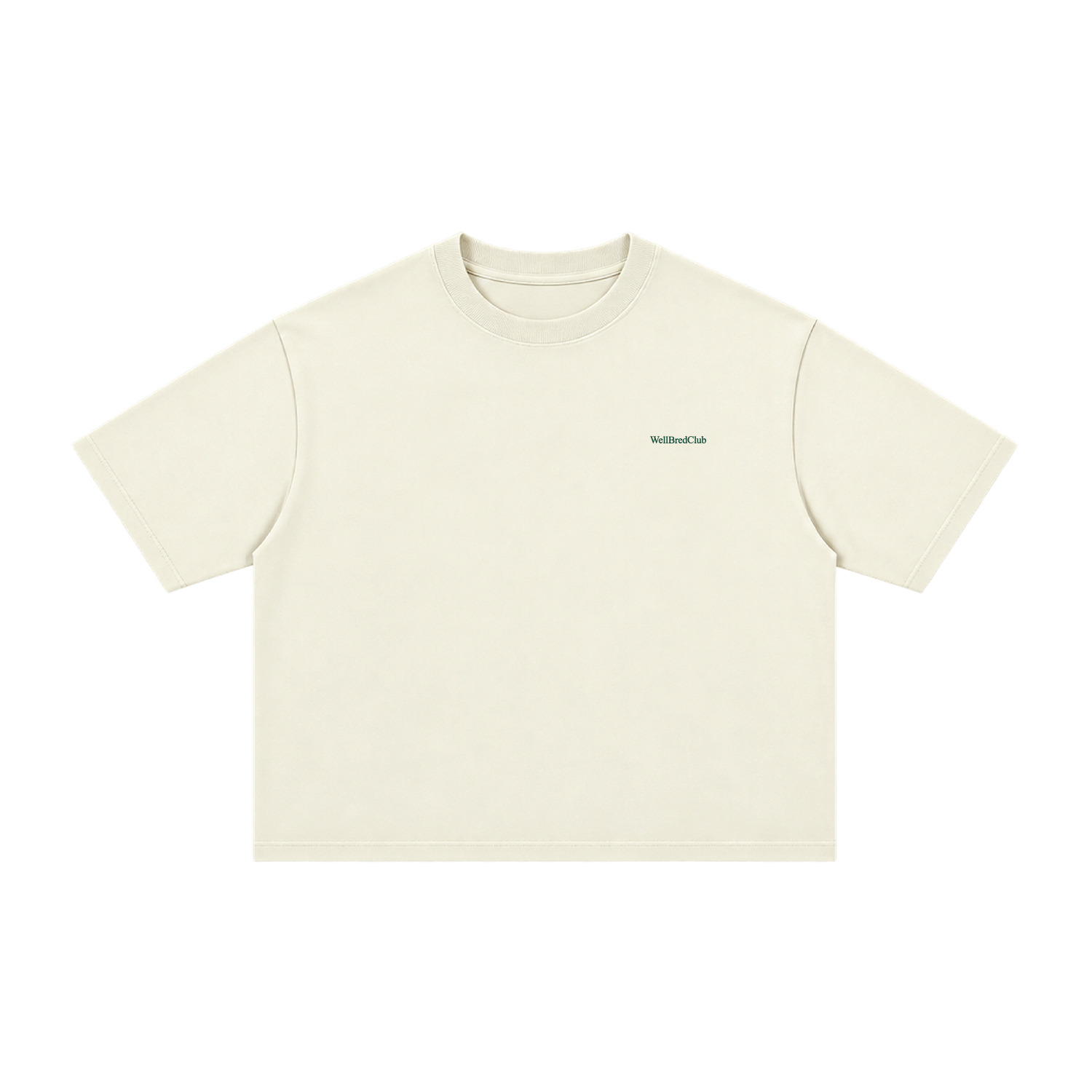 WBC Boxy Basic Tee - Cream