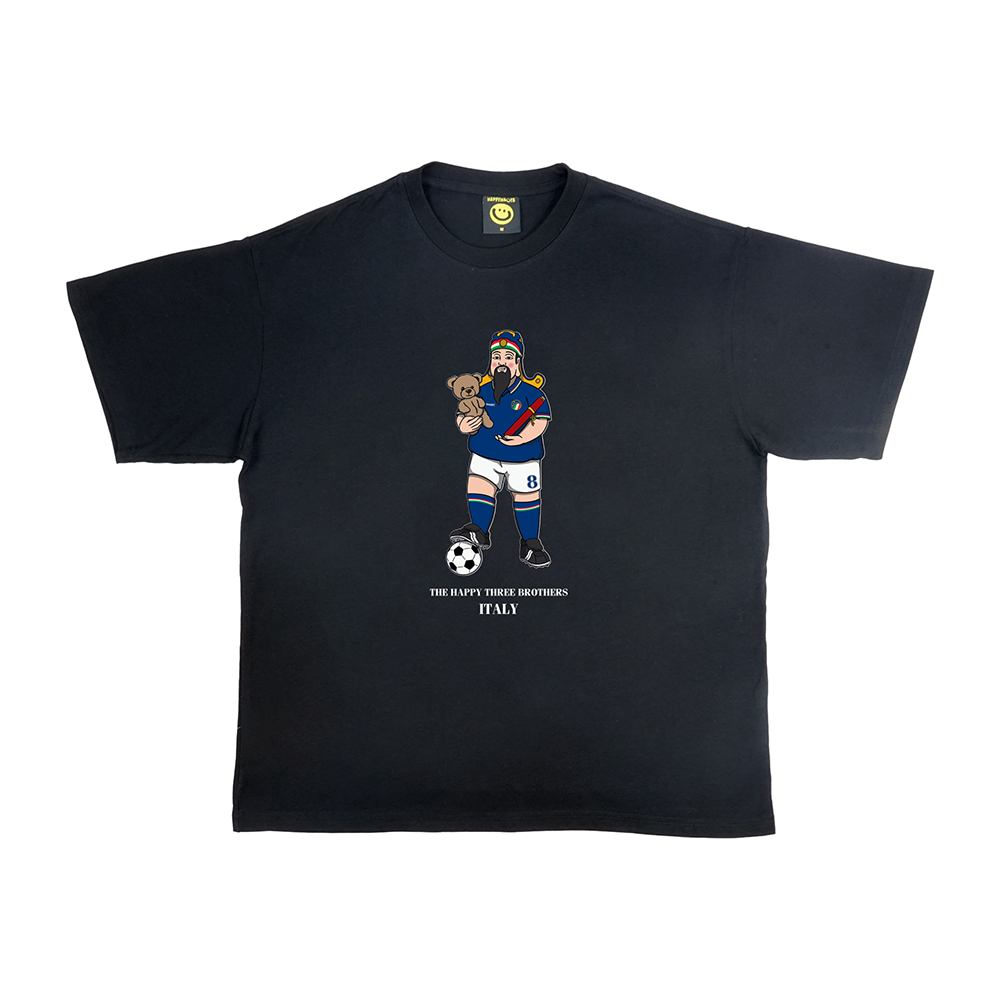 Happynauts ??Italy Tee - Black