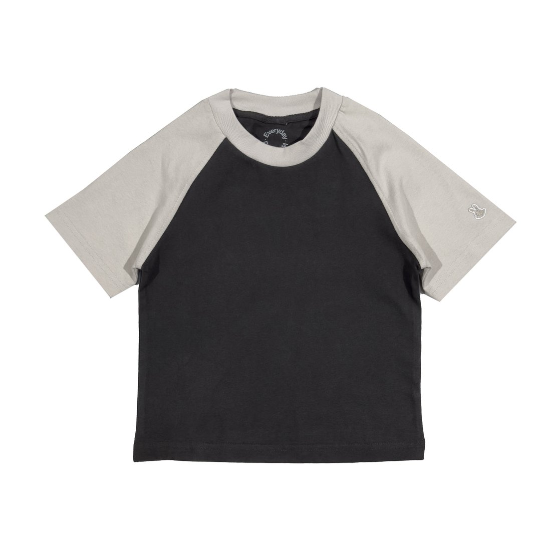 WB Everyday Kids Raglan Tee - Cream-Grey
