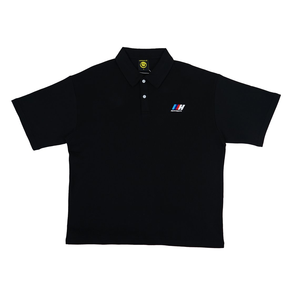 Happynauts Basic Polo Tee - Black