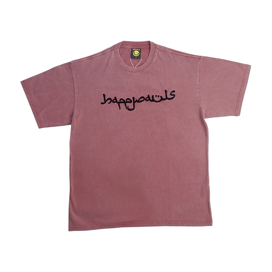 Happynauts Arabic Emb Washed Tee - Red