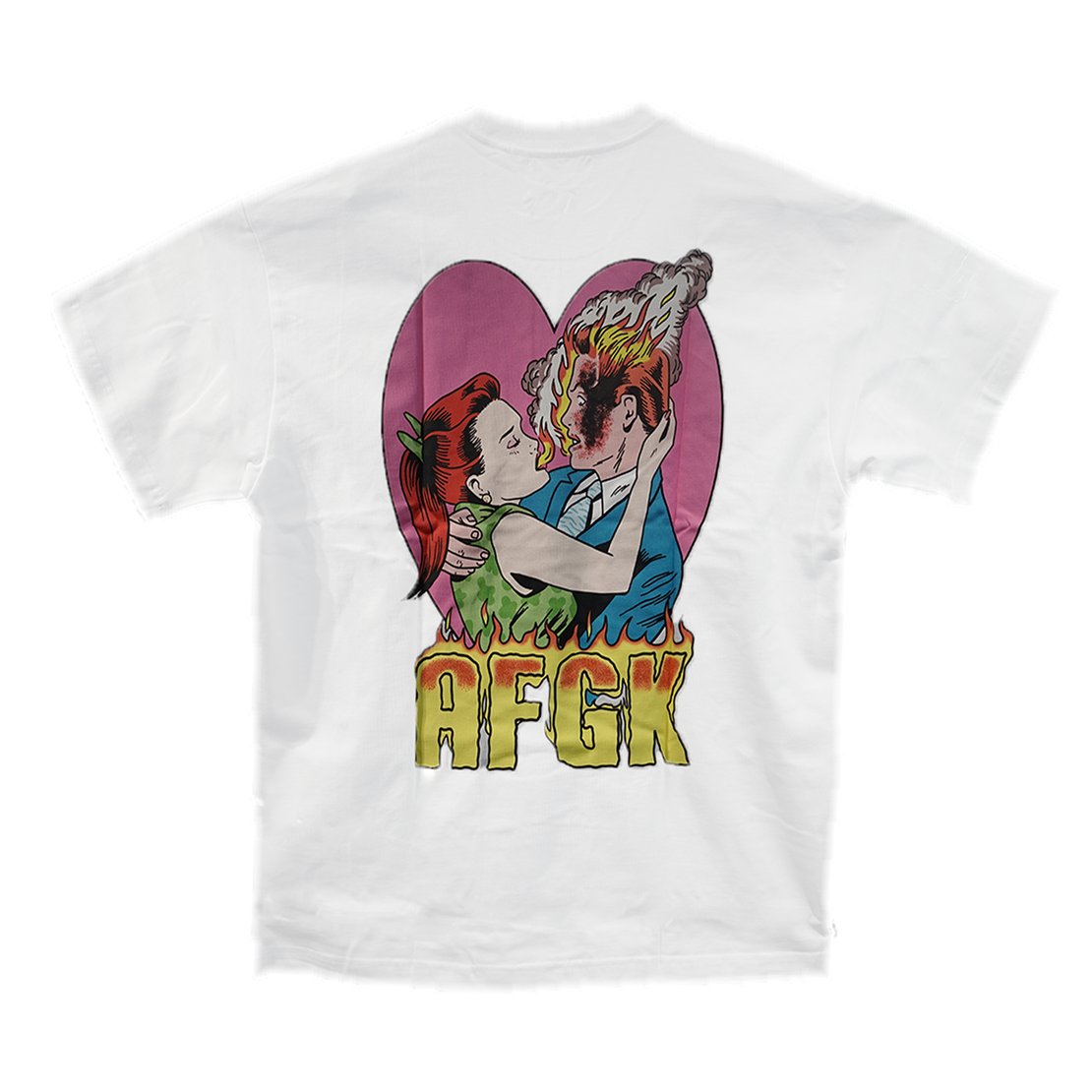 Afgk Burning Love Tee - White