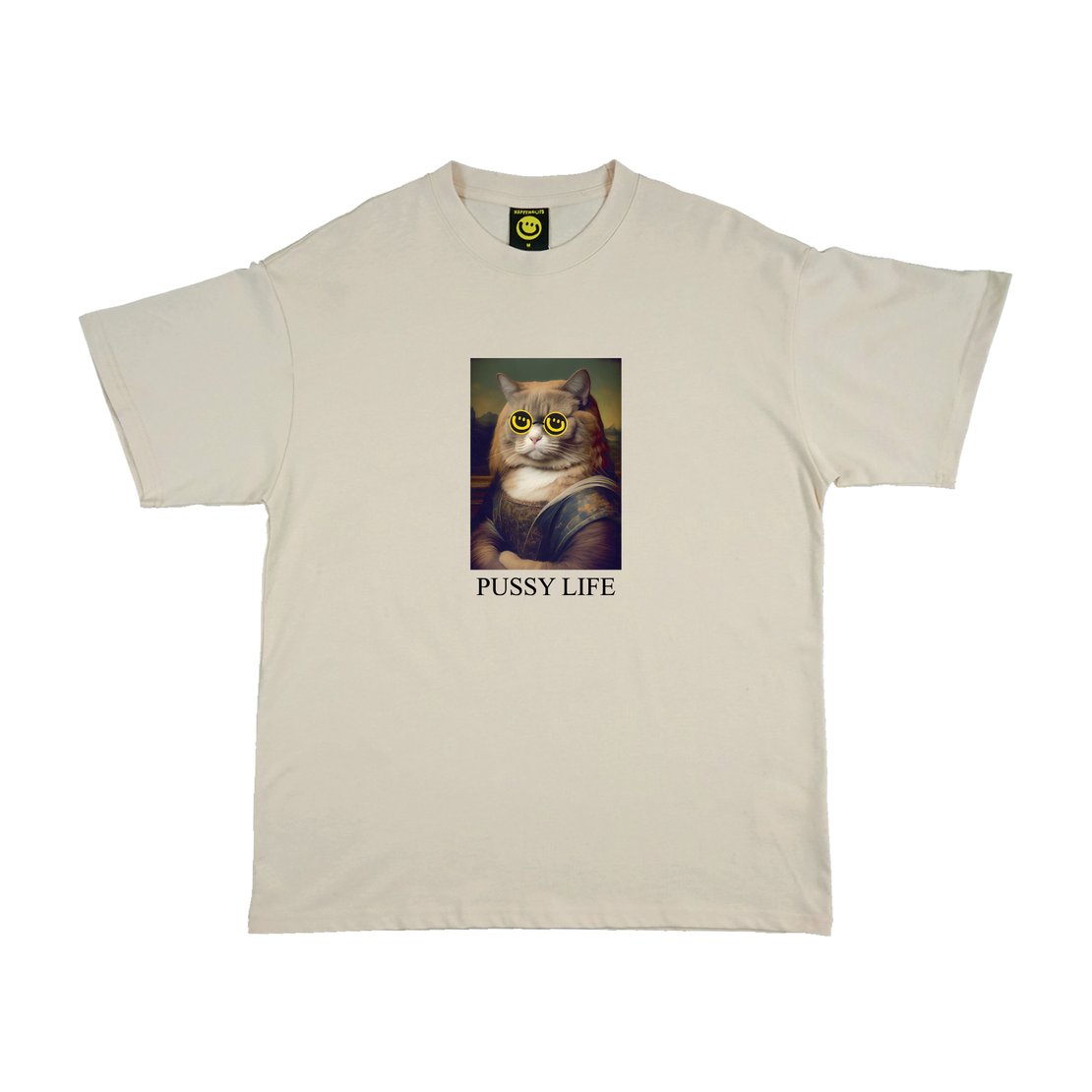 Happynauts Cat Lisa Tee - Beige