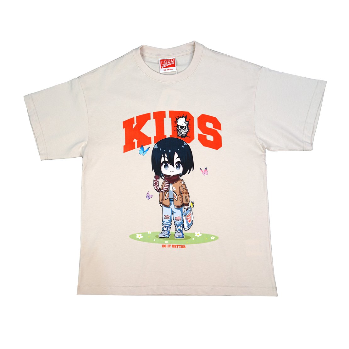 Kdib Chibi Mikasa Tee - Beige