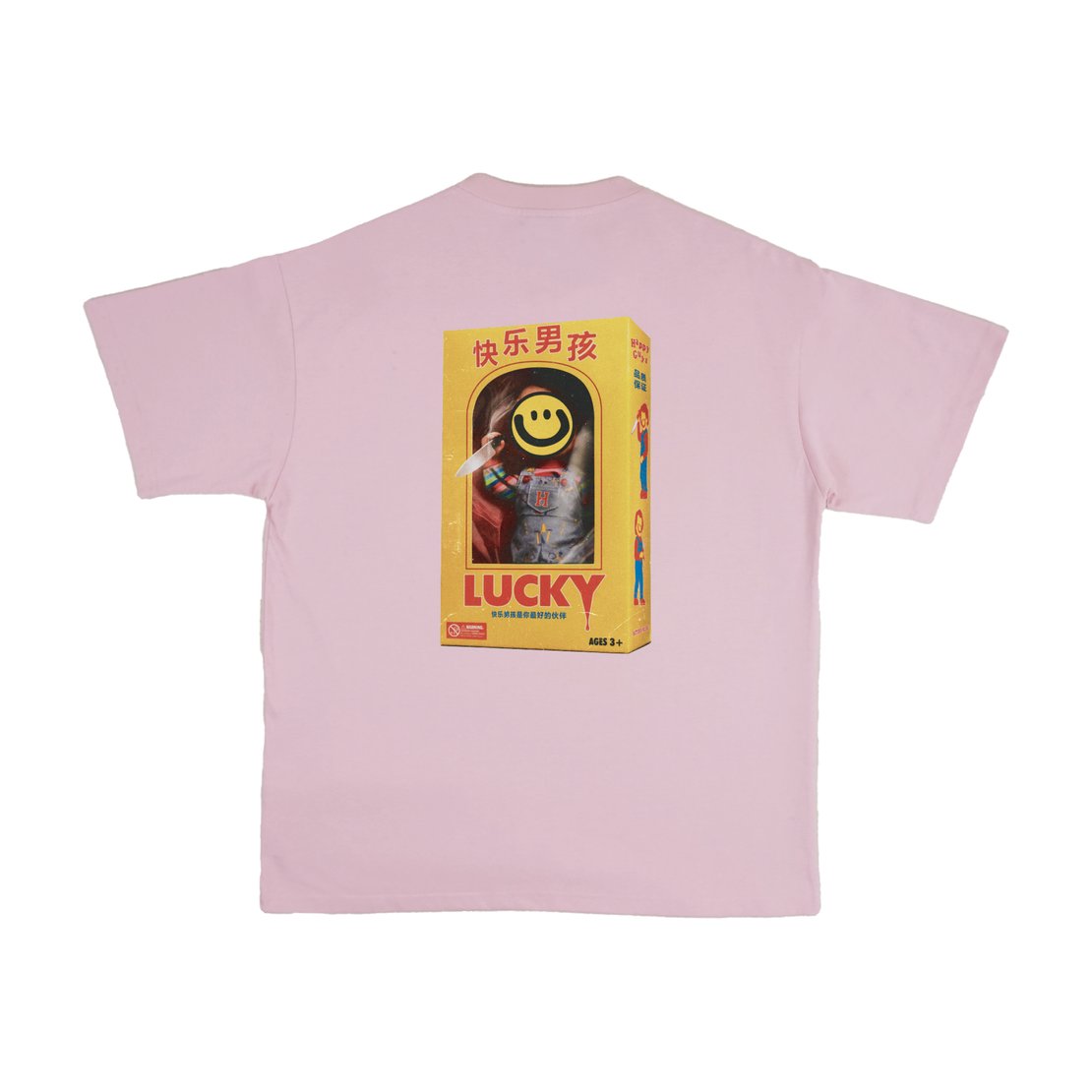 ???888 Happynauts Chuck U 2.0 Tee - Pink