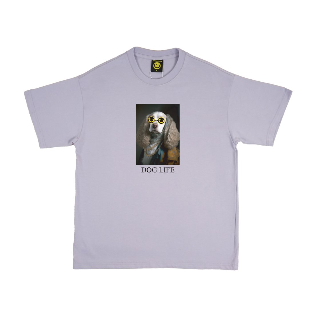 Happynauts Dog Necklace Tee - Lilac