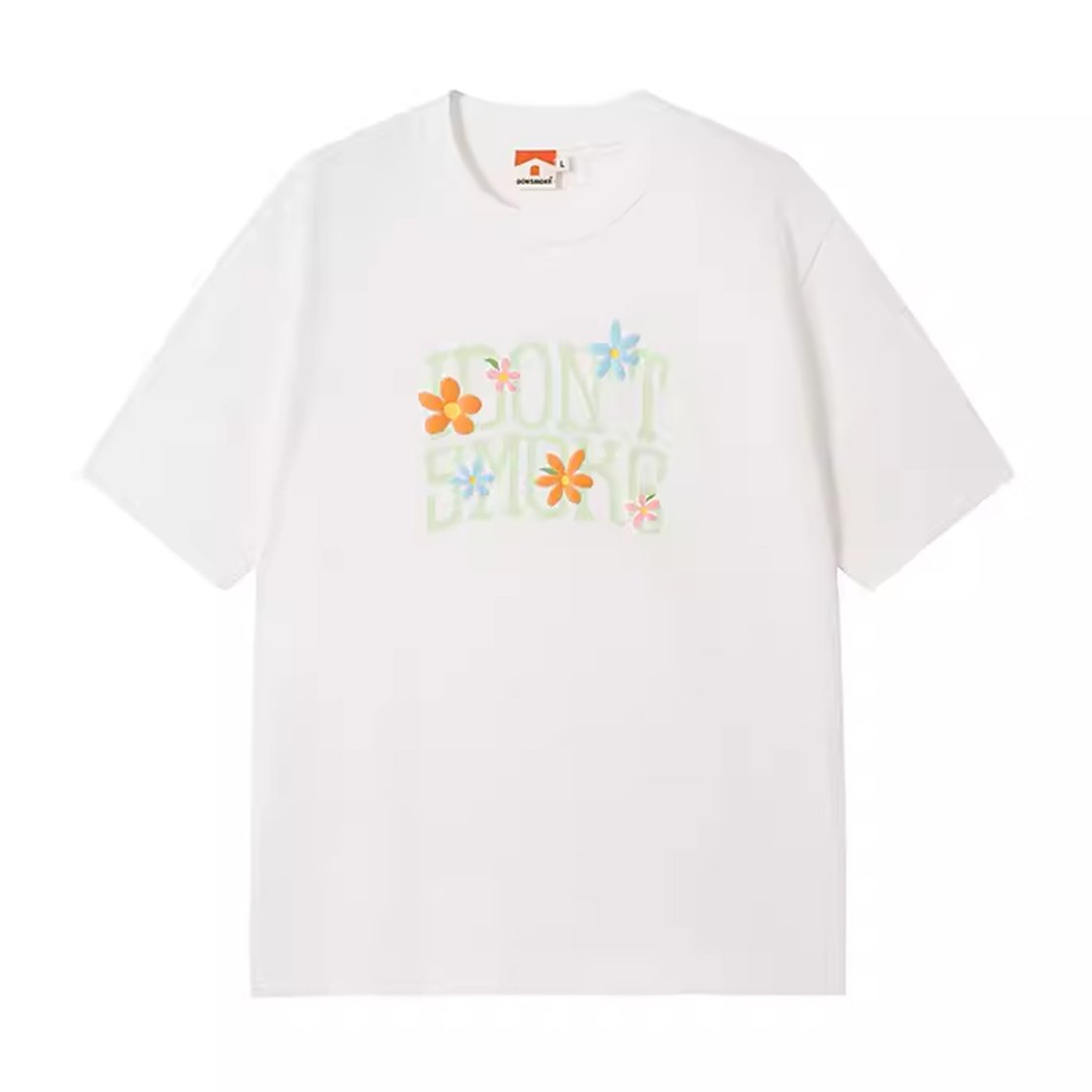 Donsmoke Flower Logo Tee - White