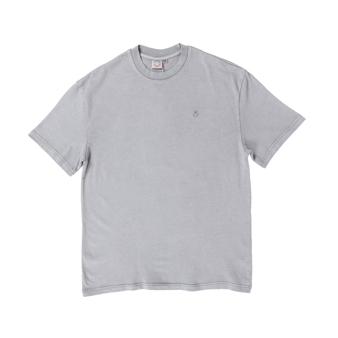 Wb Everyday Rabbit Emb Washed Tee - Ash