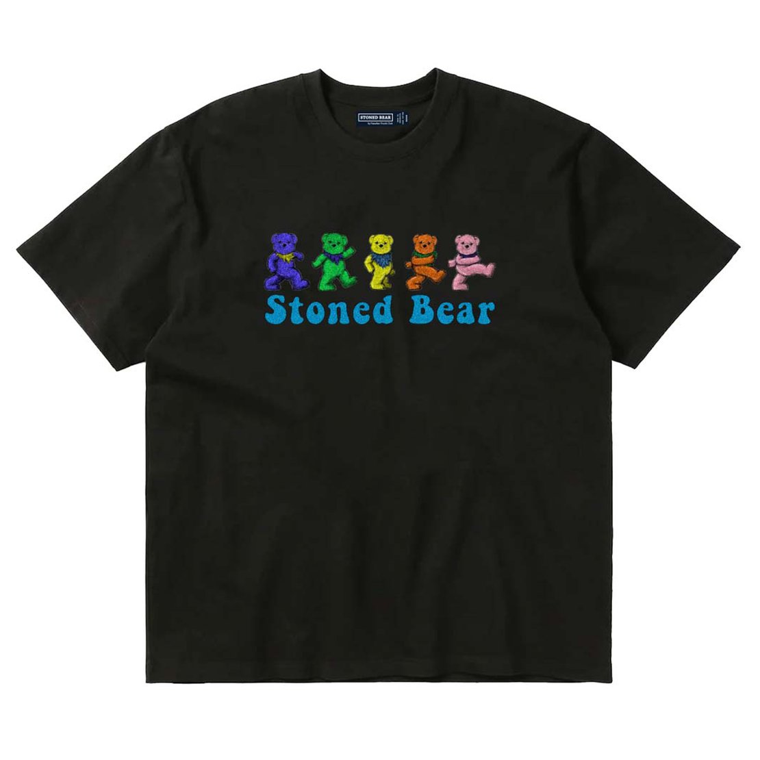 PYC Stoned Bear Grateful Stoned Tee - Black