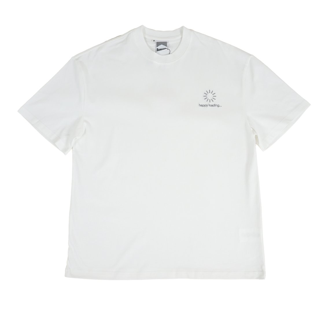 Happynauts Loading Emb Tee - White