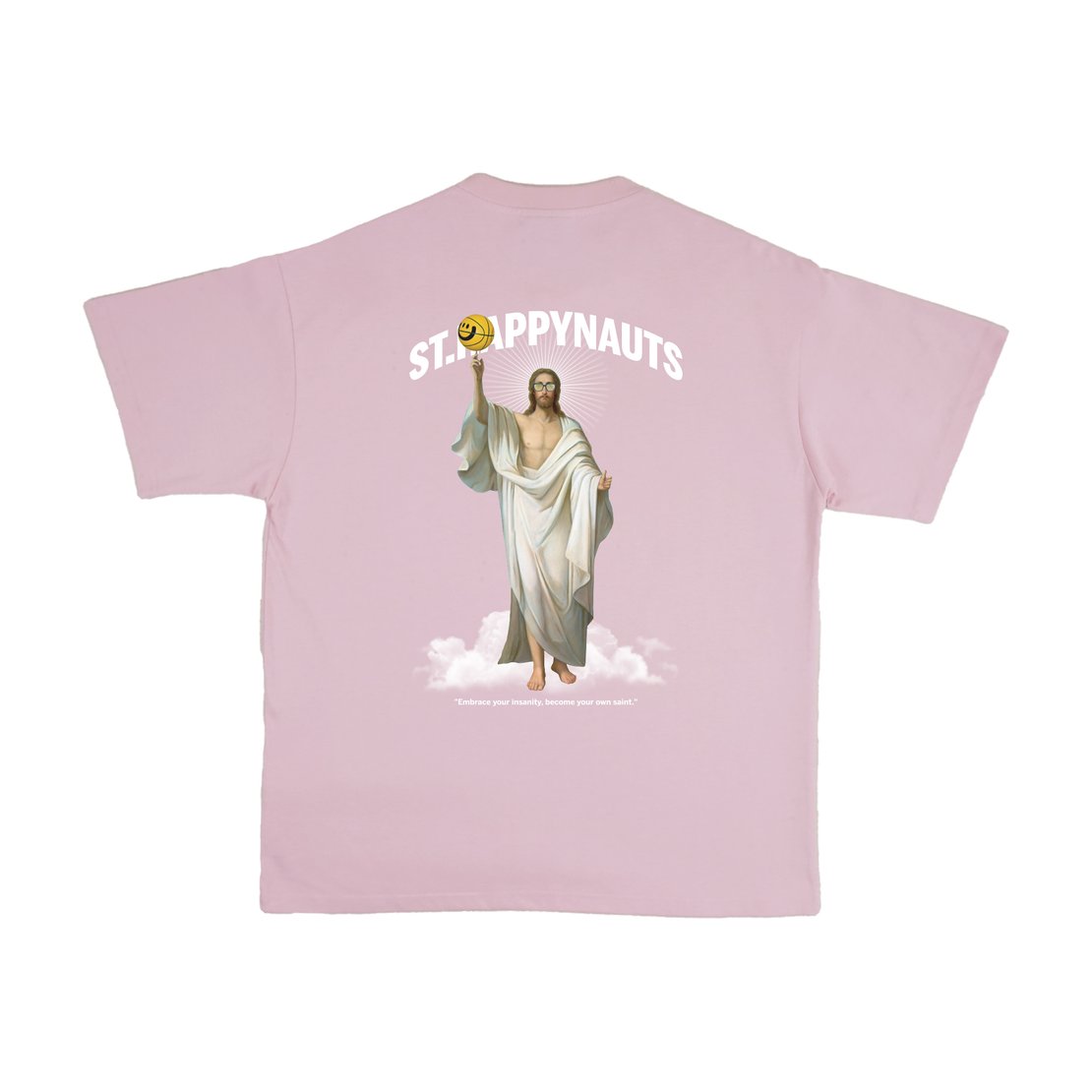 Happynauts Holy BBall Tee - Pink