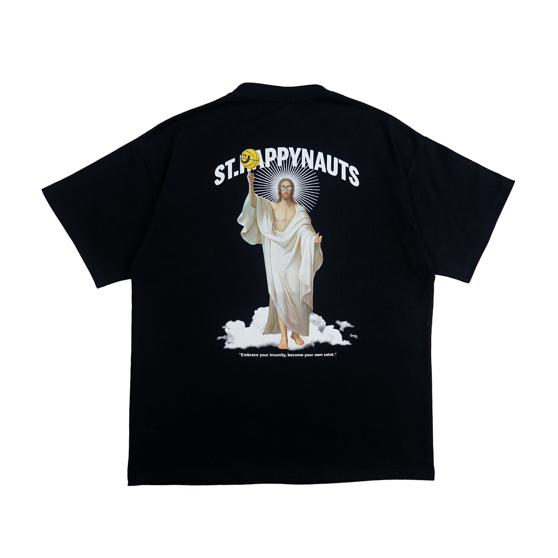 Happynauts Holy BBall Tee - Black