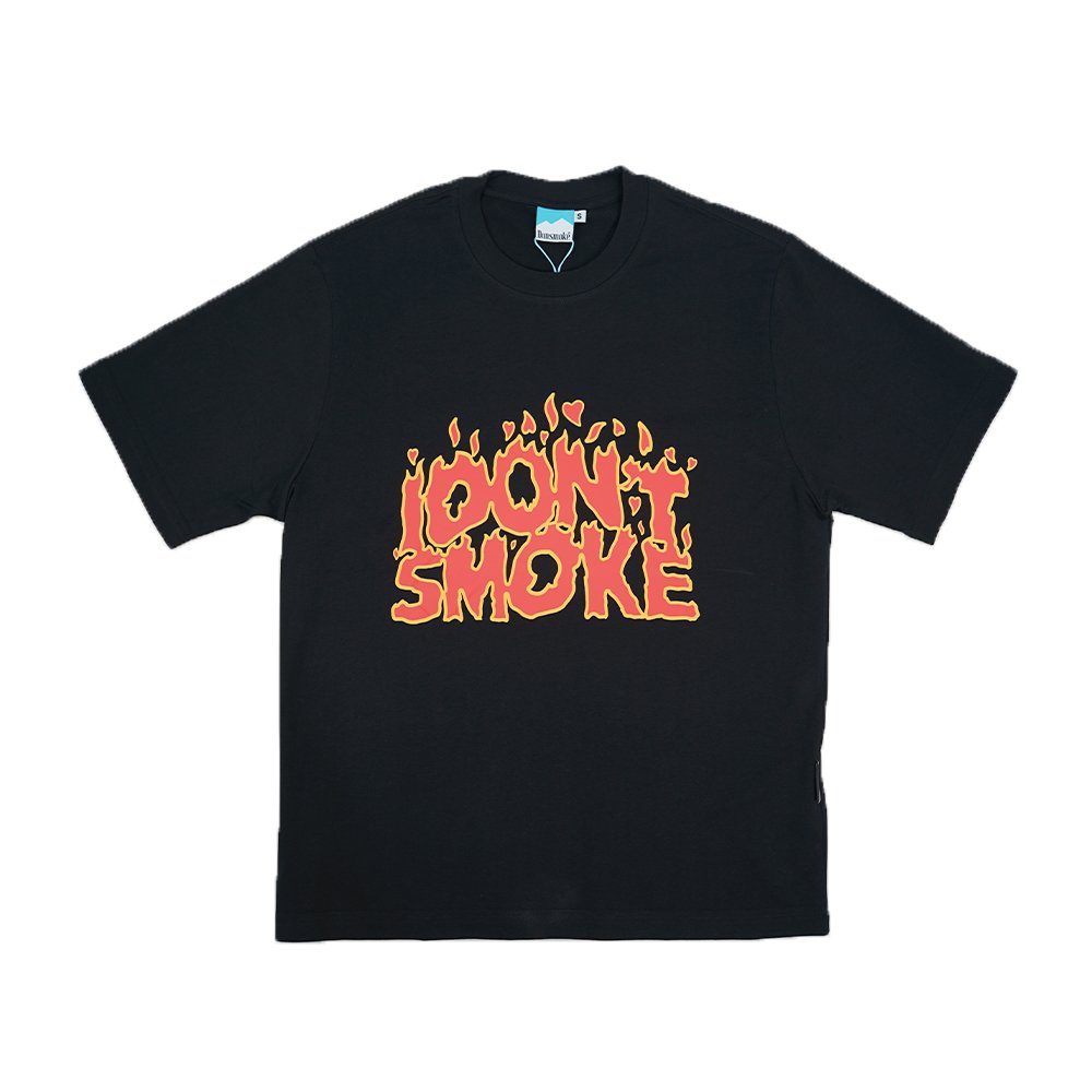Donsmoke Burning Font Tee - Black