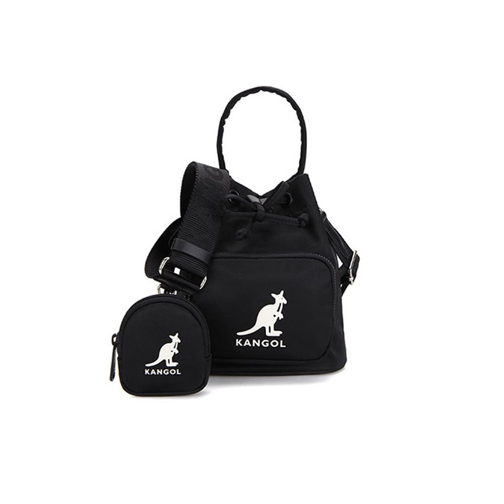 Kangol Day Nylon Bucket Bag - Black