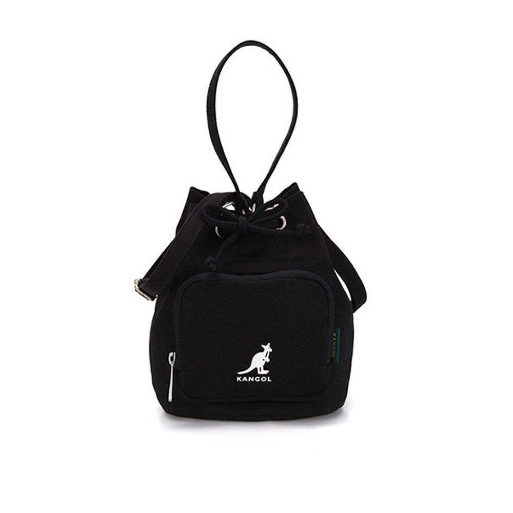 Kangol Lucky Canvas Bucket Bag - Black