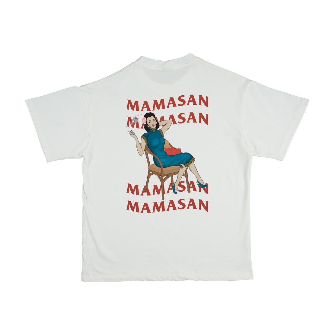 Happynauts Mama San Tee - White