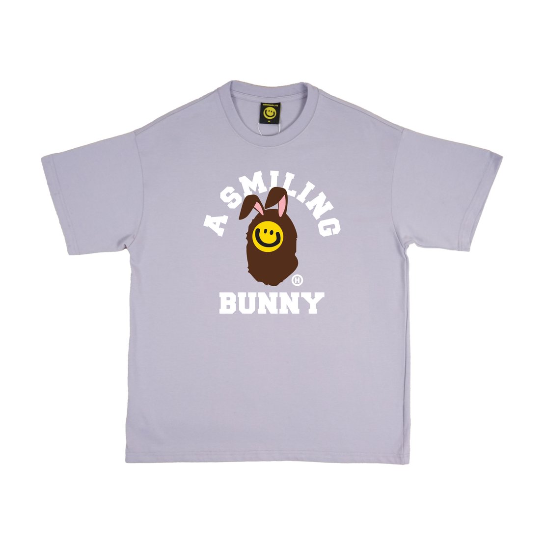Happynauts Smiling Bunny Tee - Lilac