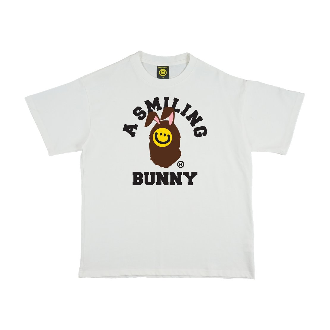 Happynauts Smiling Bunny Tee - White