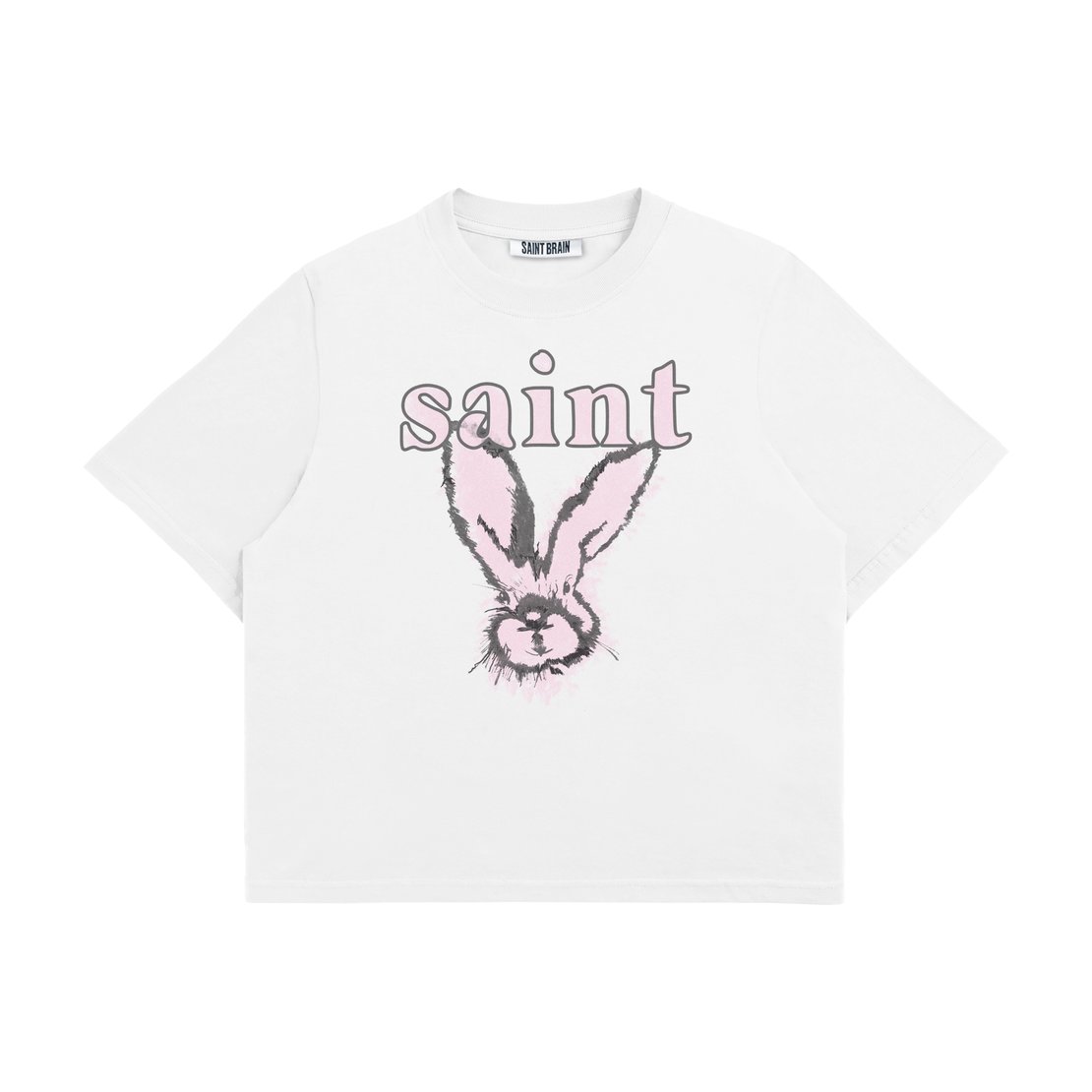Saint Brain Saint Bunny Wm Tee - White