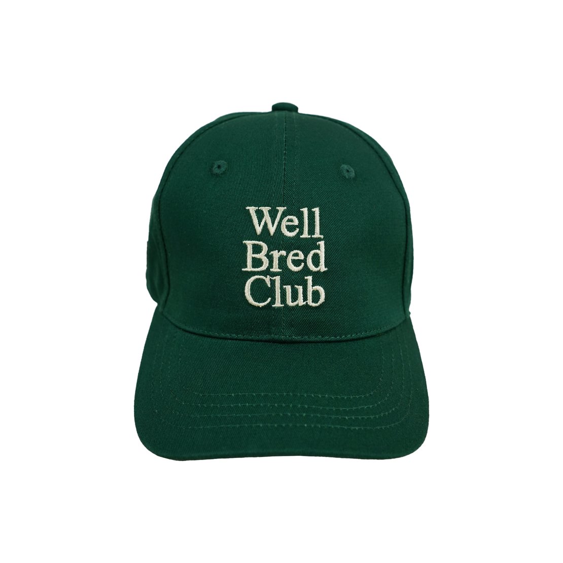 WBC Cream Emb Baseball Cap - Green