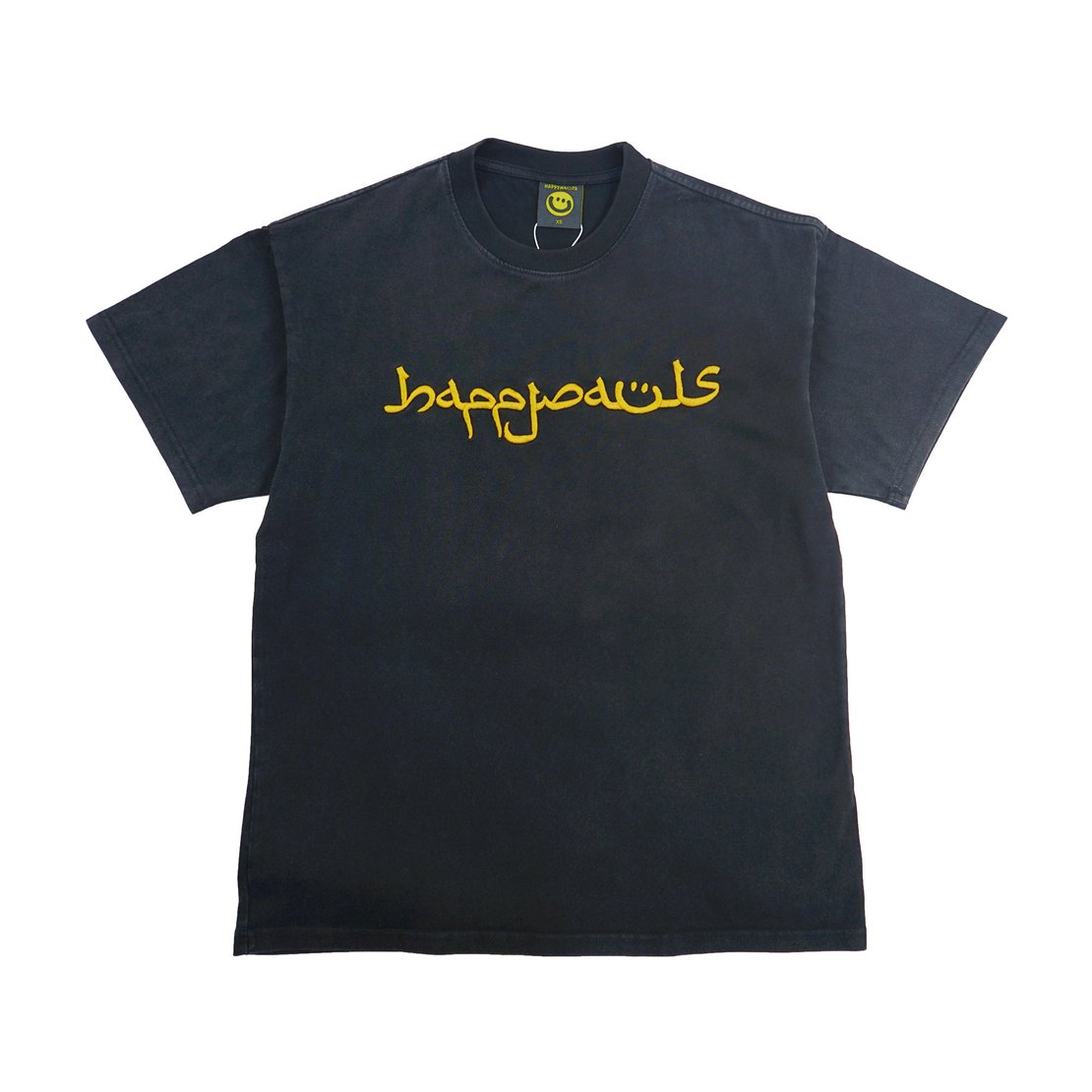 Happynauts Arabic Emb Washed Tee - Black
