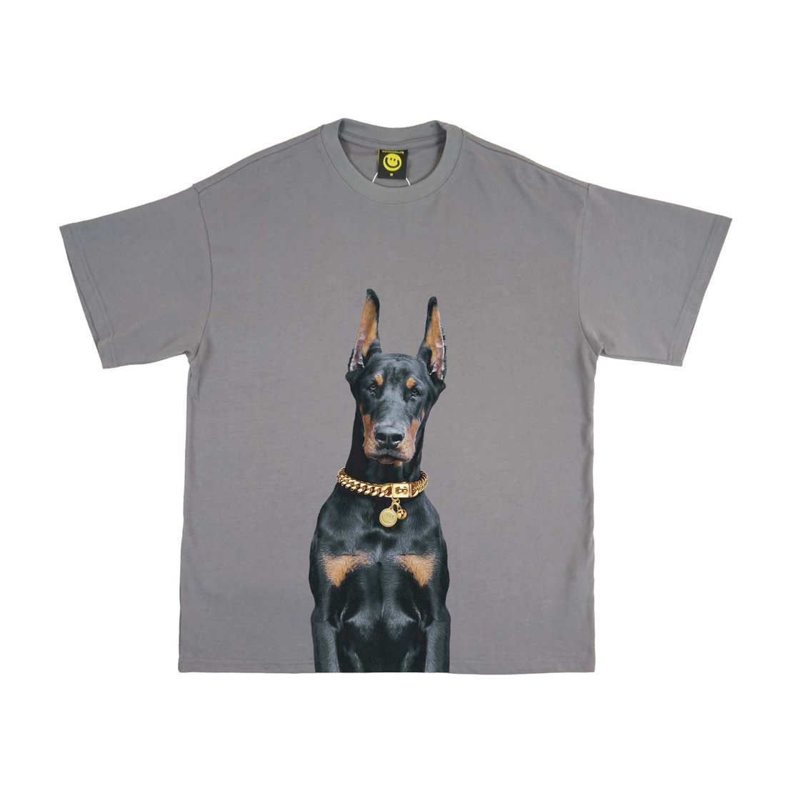 Happynauts Dobberman Tee - Cement