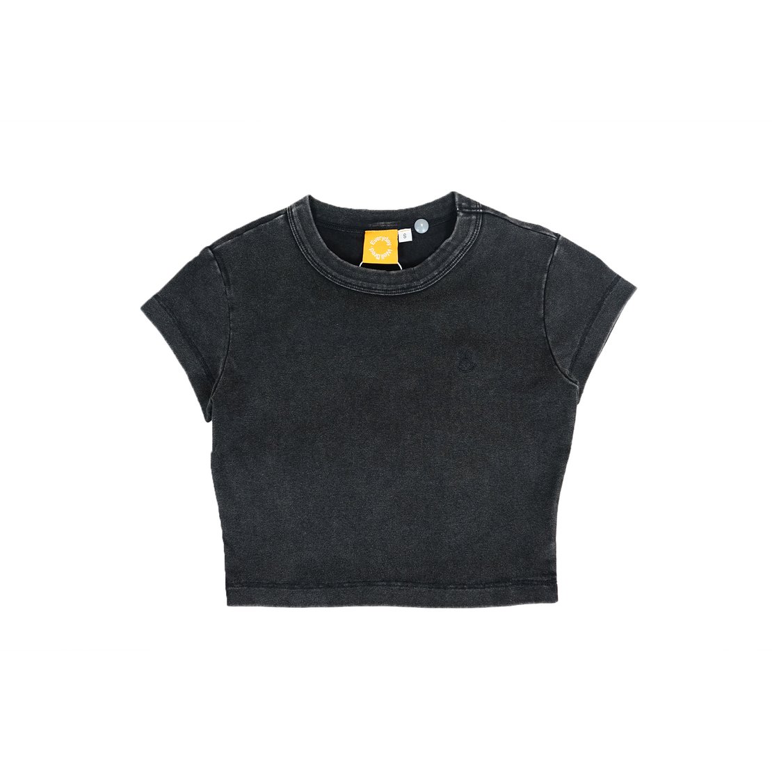 Wb Everyday Rabbit Eco-Cloud Crop Tee - Black