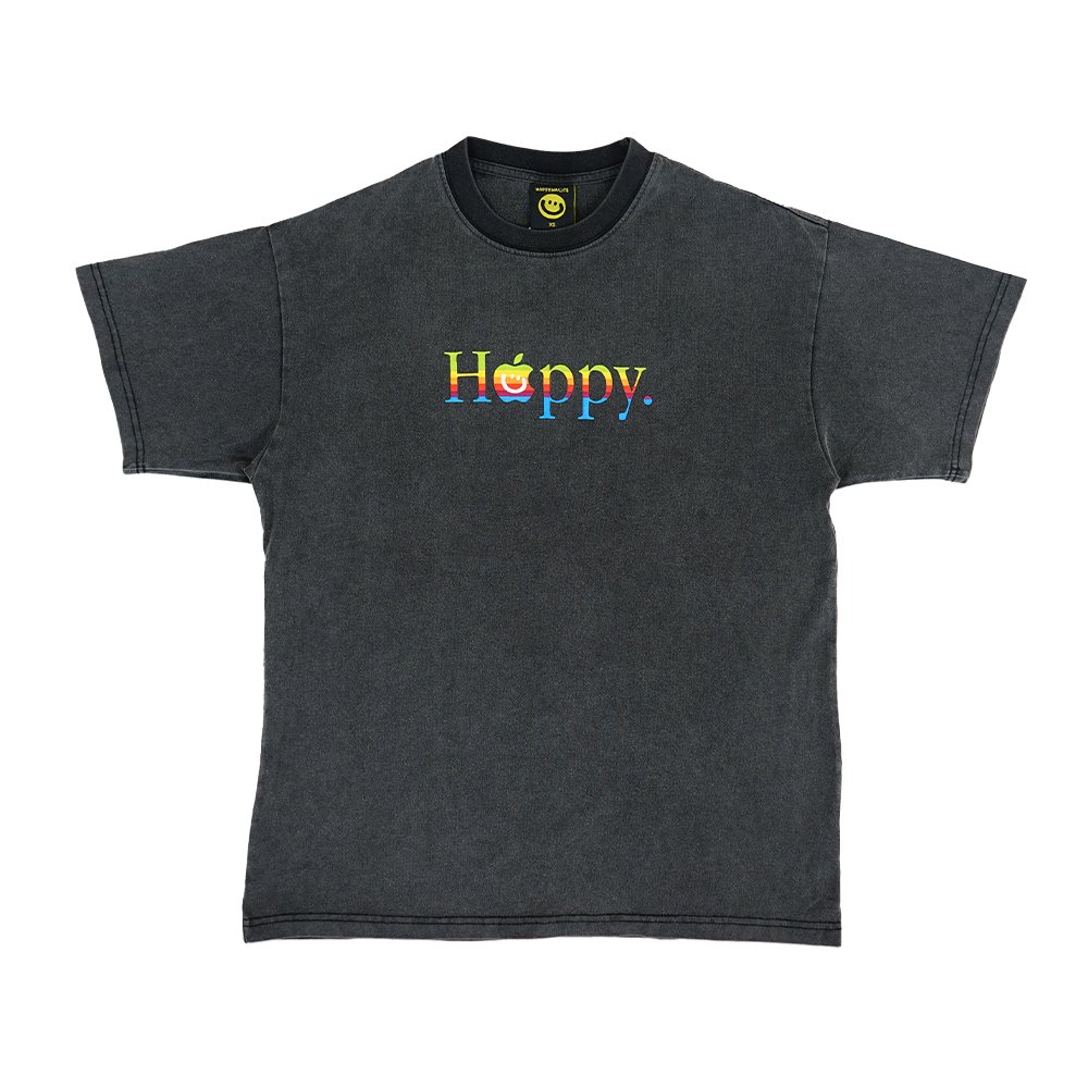 Happynauts Apple Washed Tee - Black