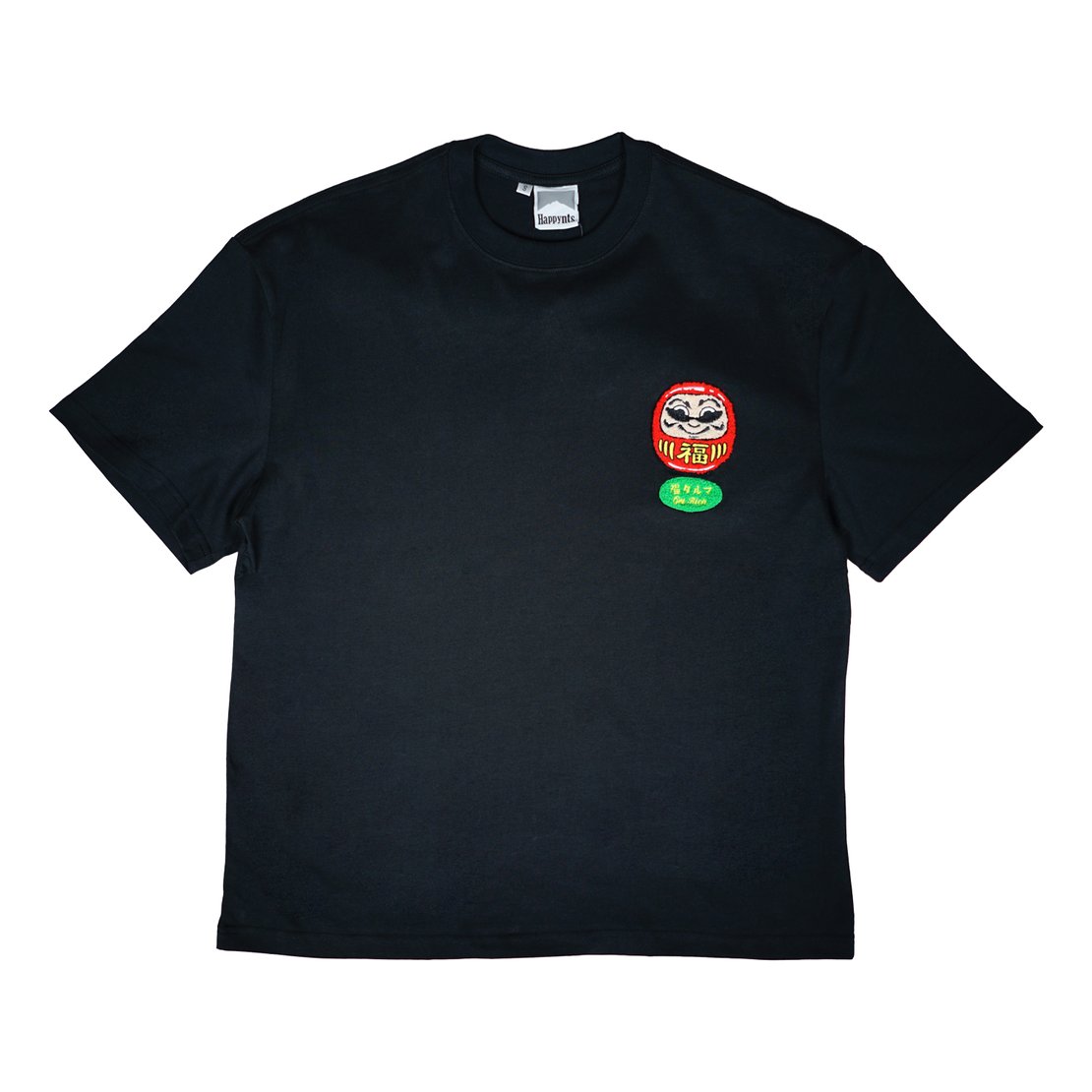 Happynauts Daruma Tee - Black