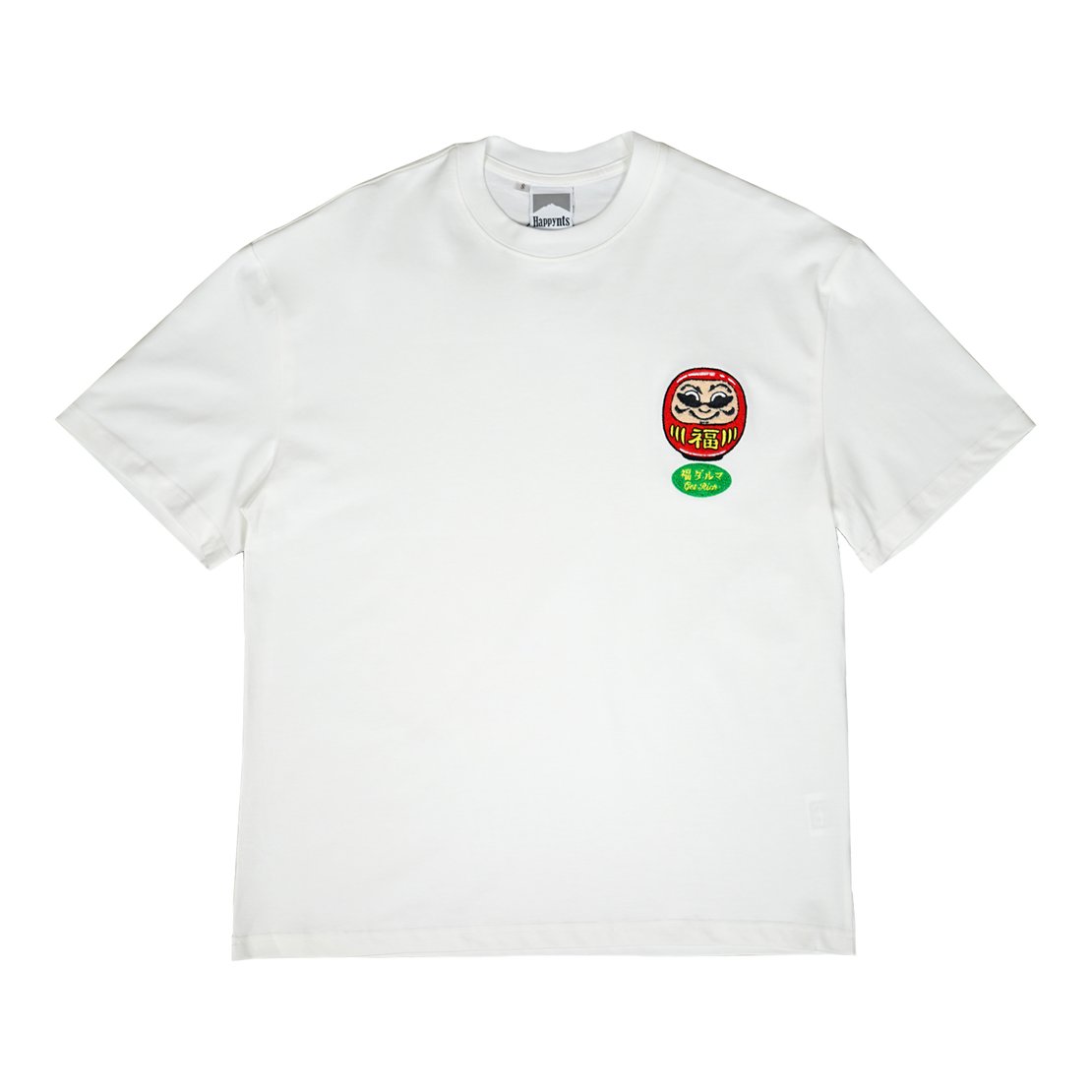Happynauts Daruma Tee - White