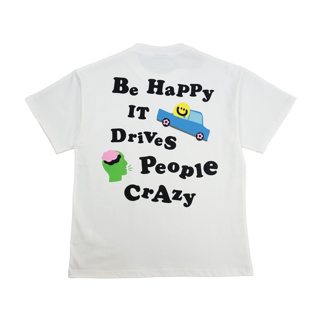 Happynauts Vroom Tee - White