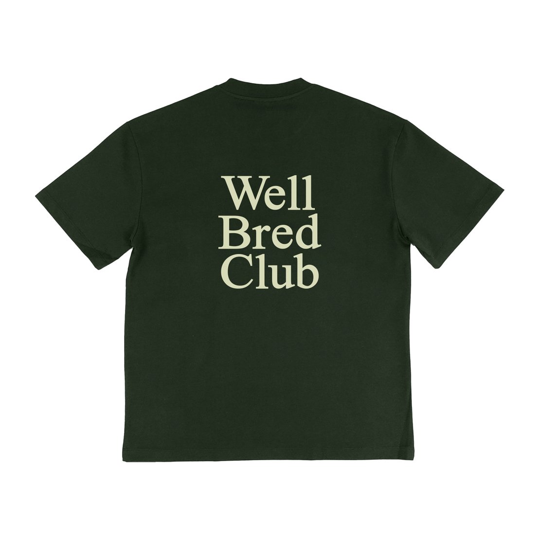 WellBred Club &ldquo;Font&rdquo; Tee - Green