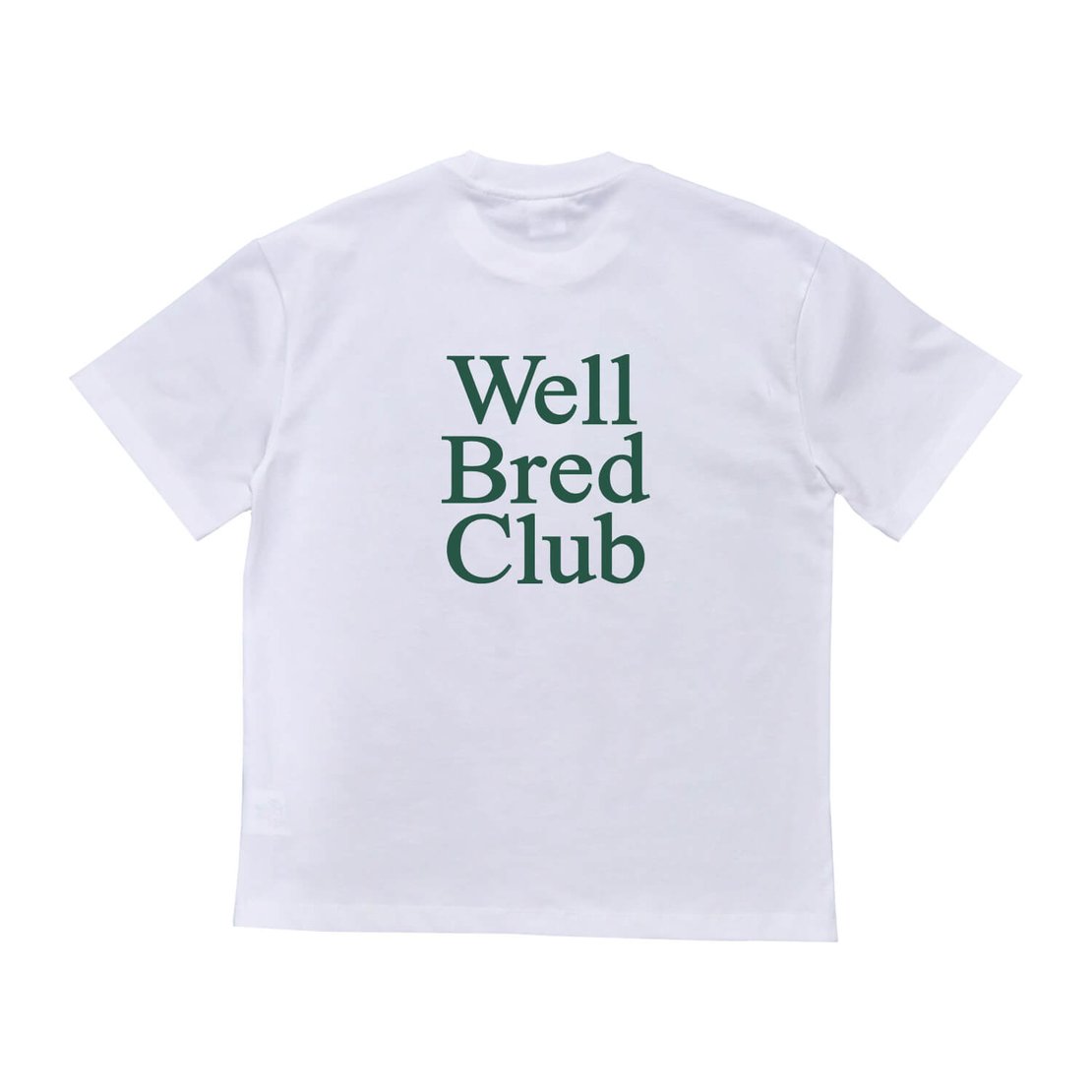 WellBred Club &ldquo;Font" Tee - White