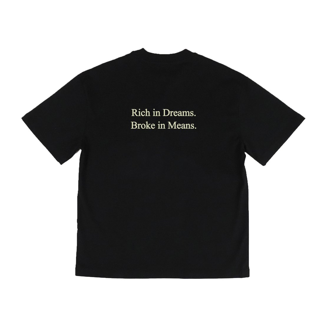 WellBred Club &ldquo;Rich In Dreams" Tee - Black