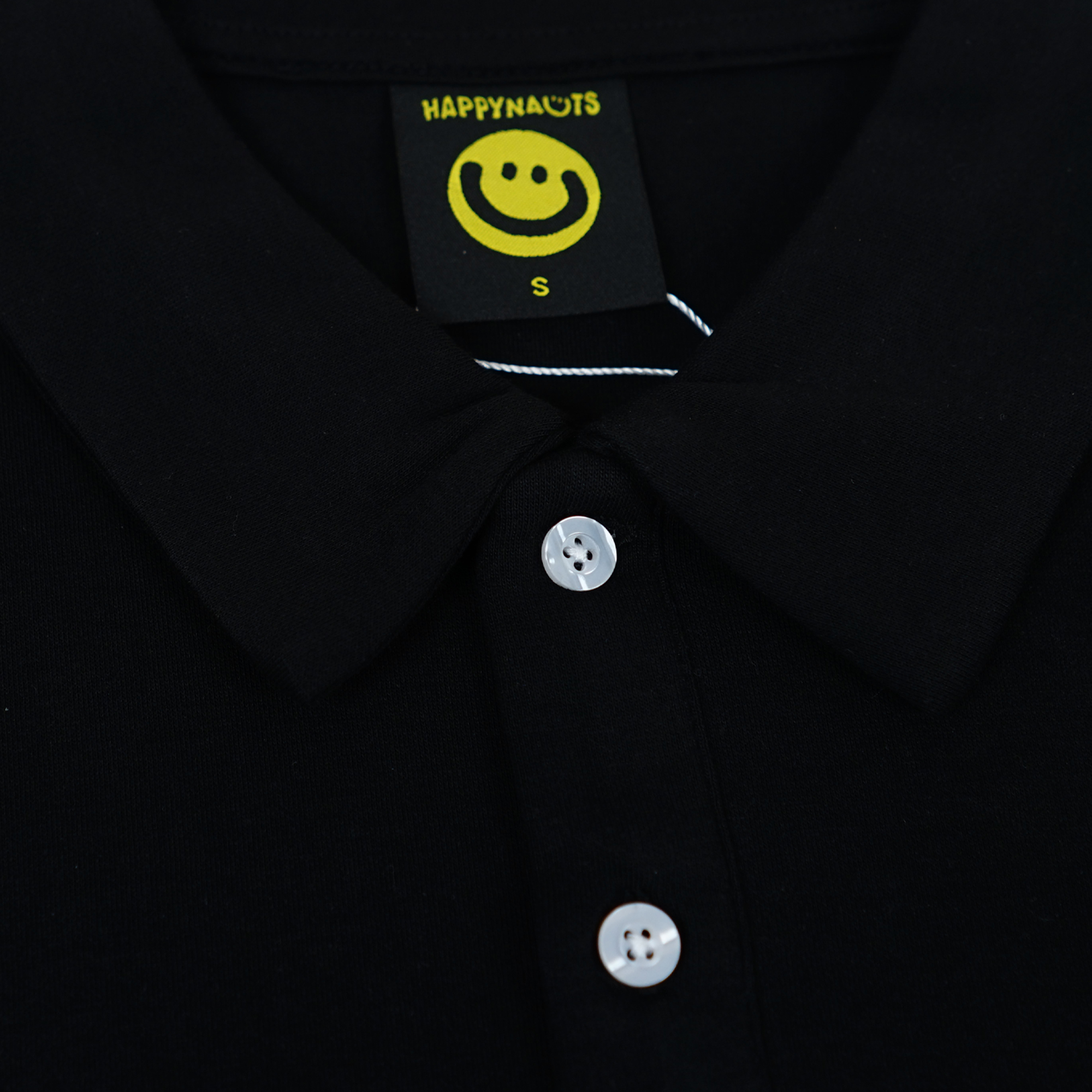 Happynauts Basic Polo Tee - Black