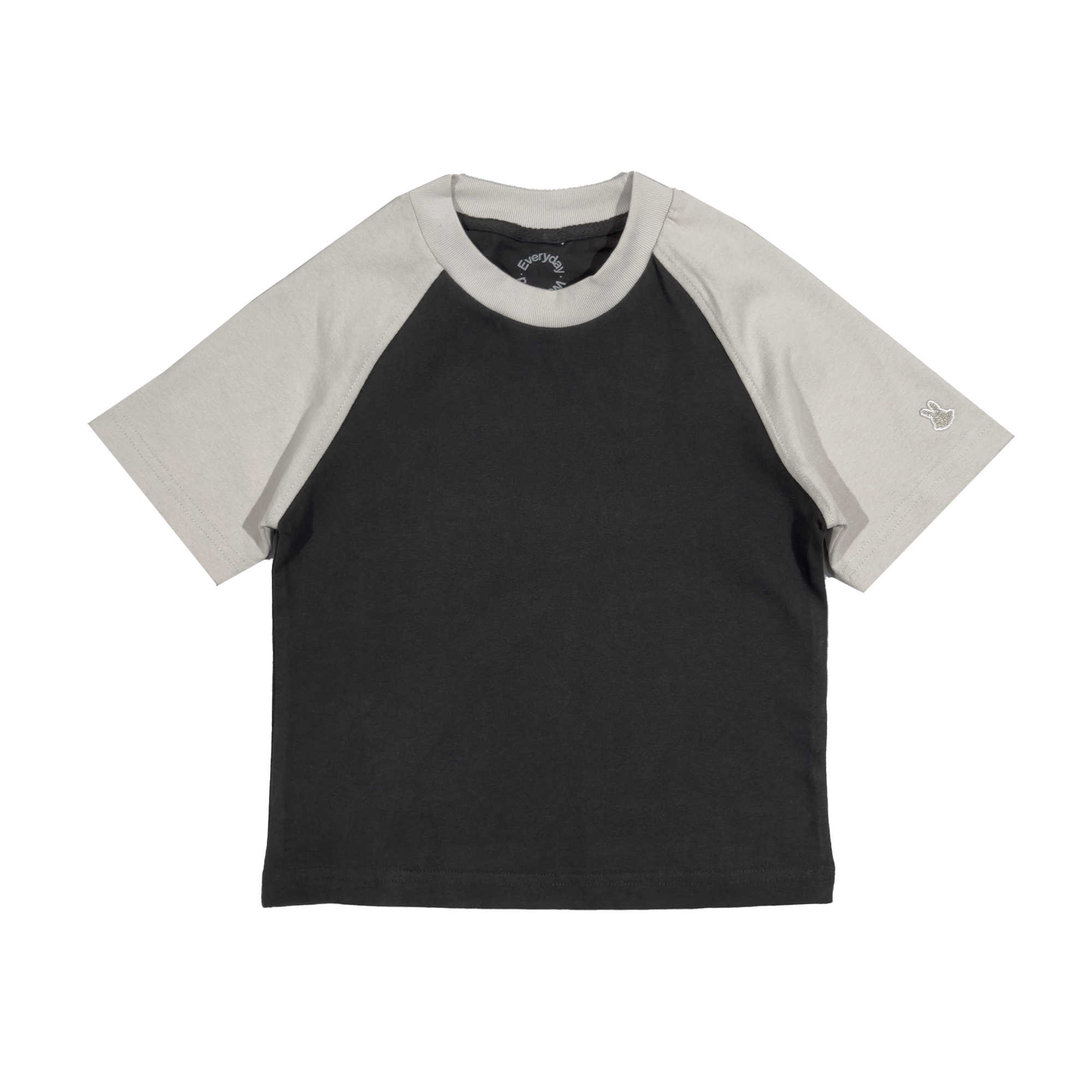 WB Everyday Kids Raglan Tee - Cream-Grey
