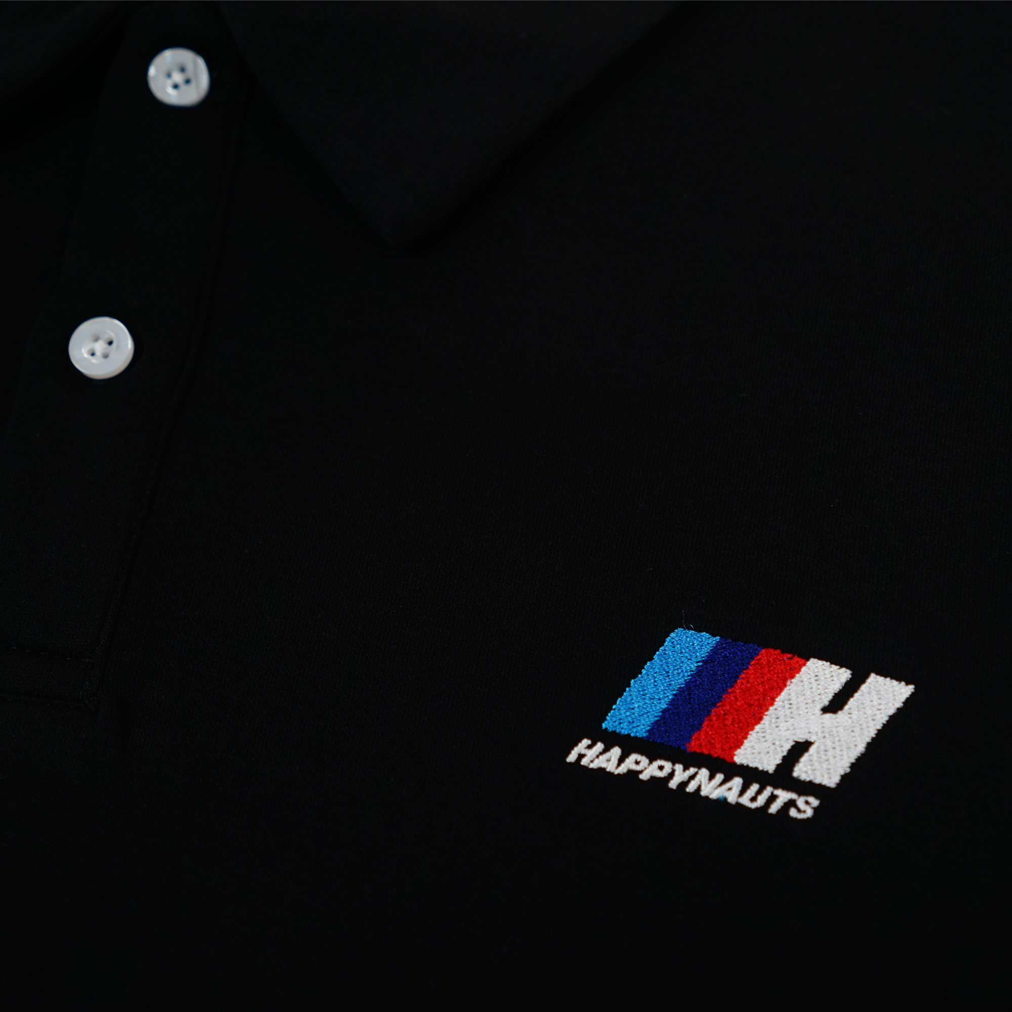 Happynauts Basic Polo Tee - Black