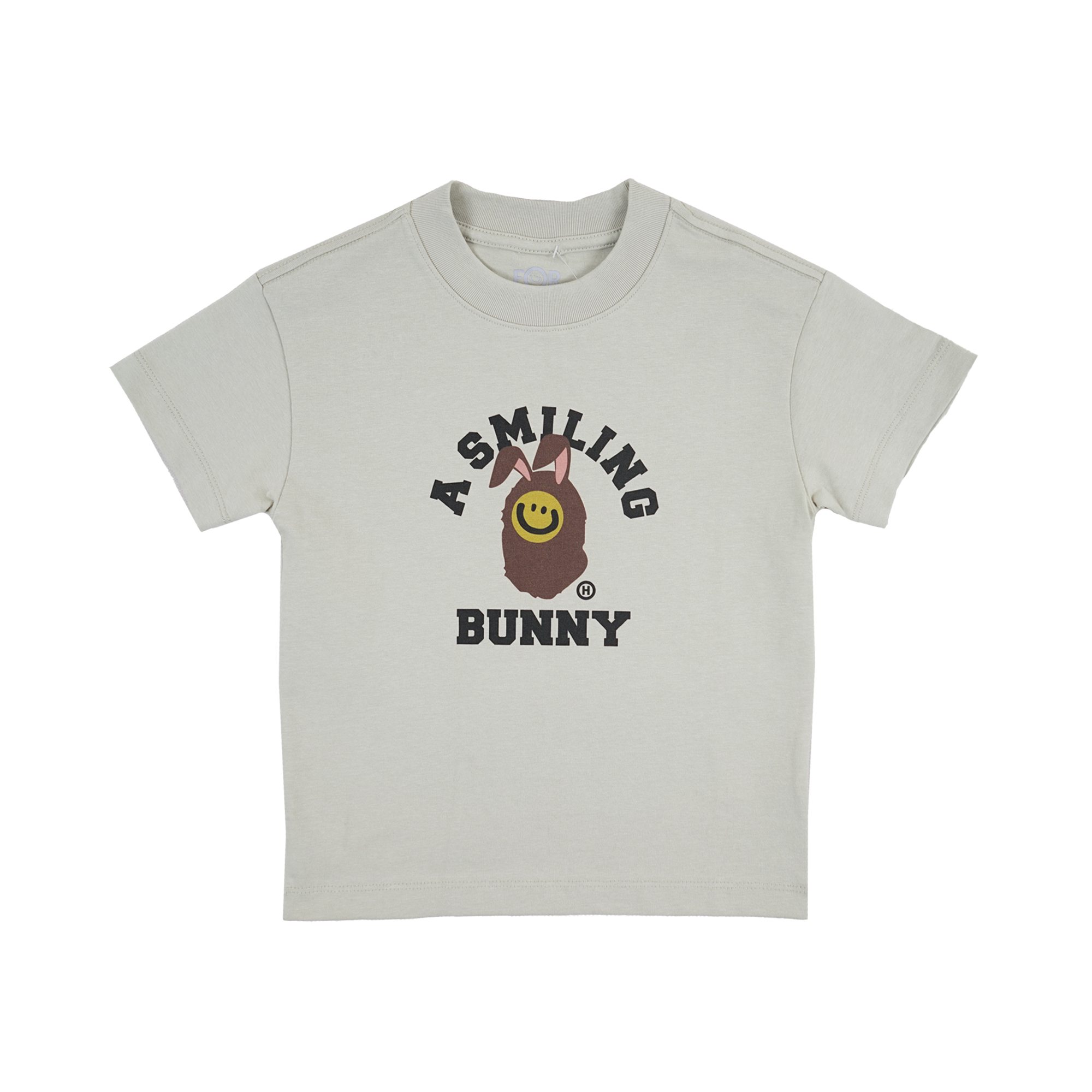 Happynauts Kids Smiling Bunny Tee - Khaki