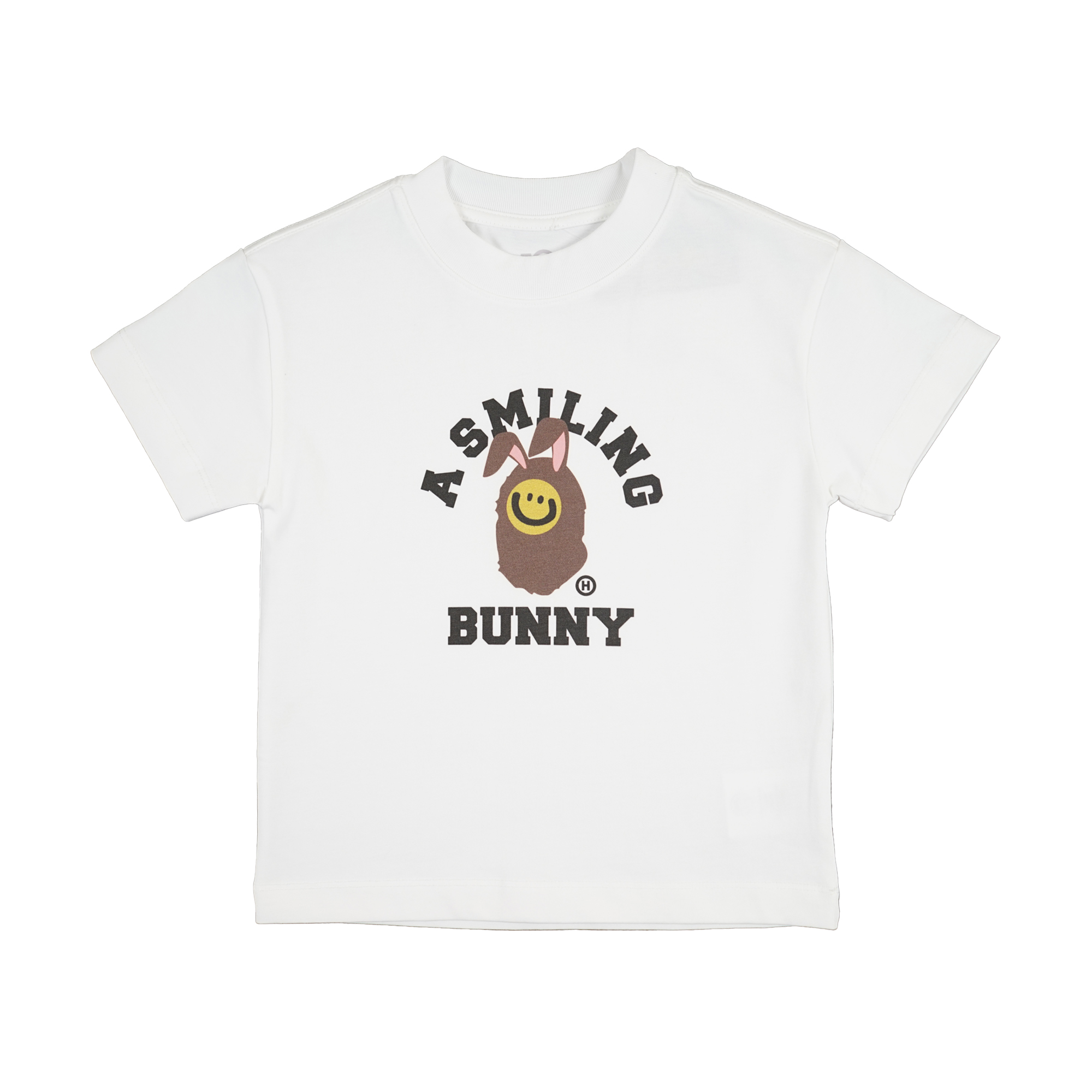 Happynauts Kids Smiling Bunny Tee - White