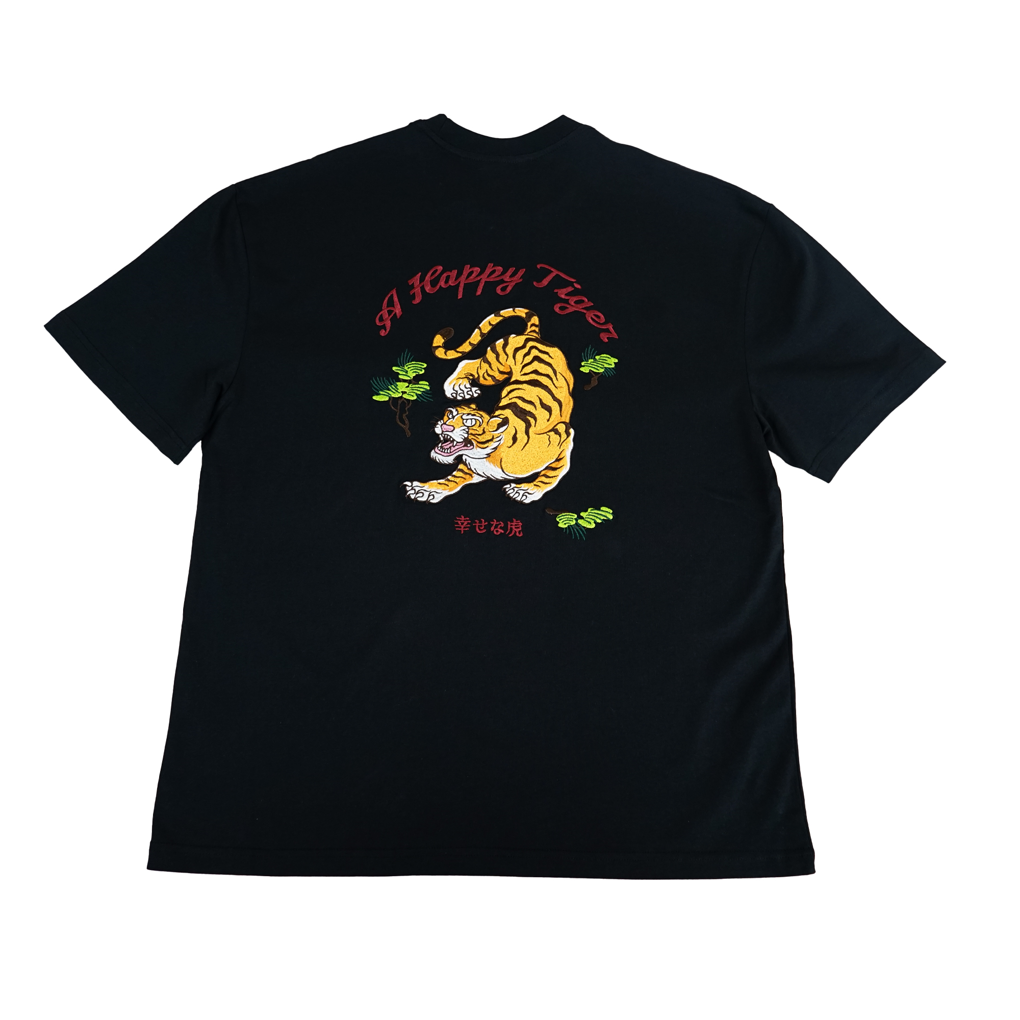 Happynauts Happy Tiger Emb Tee - Black