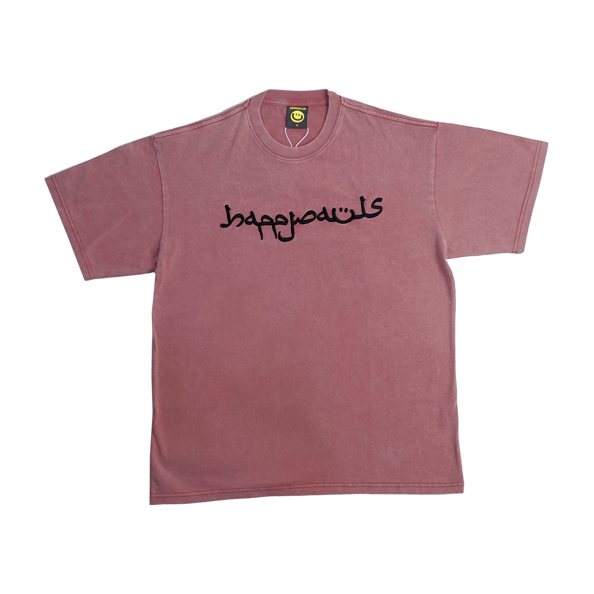 Happynauts Arabic Emb Washed Tee - Red