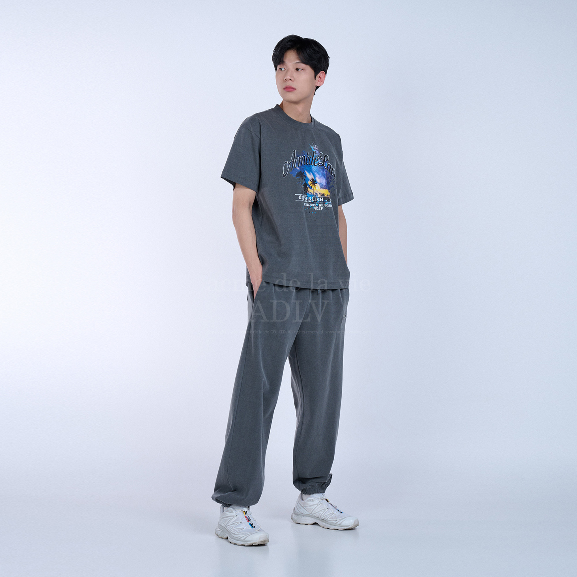 Adlv X Lisa Tropical Script Logo Tee