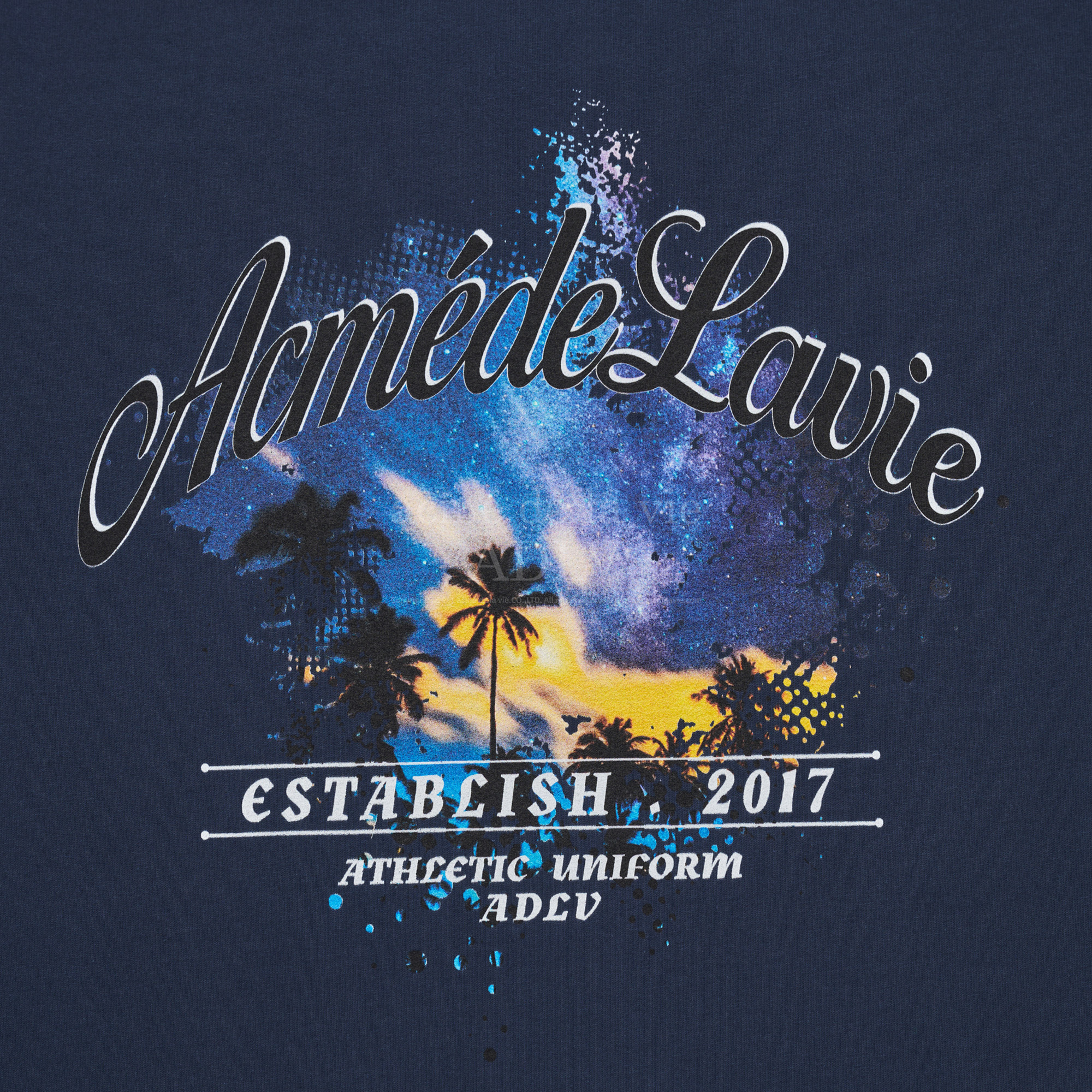 Adlv X Lisa Tropical Script Logo Tee