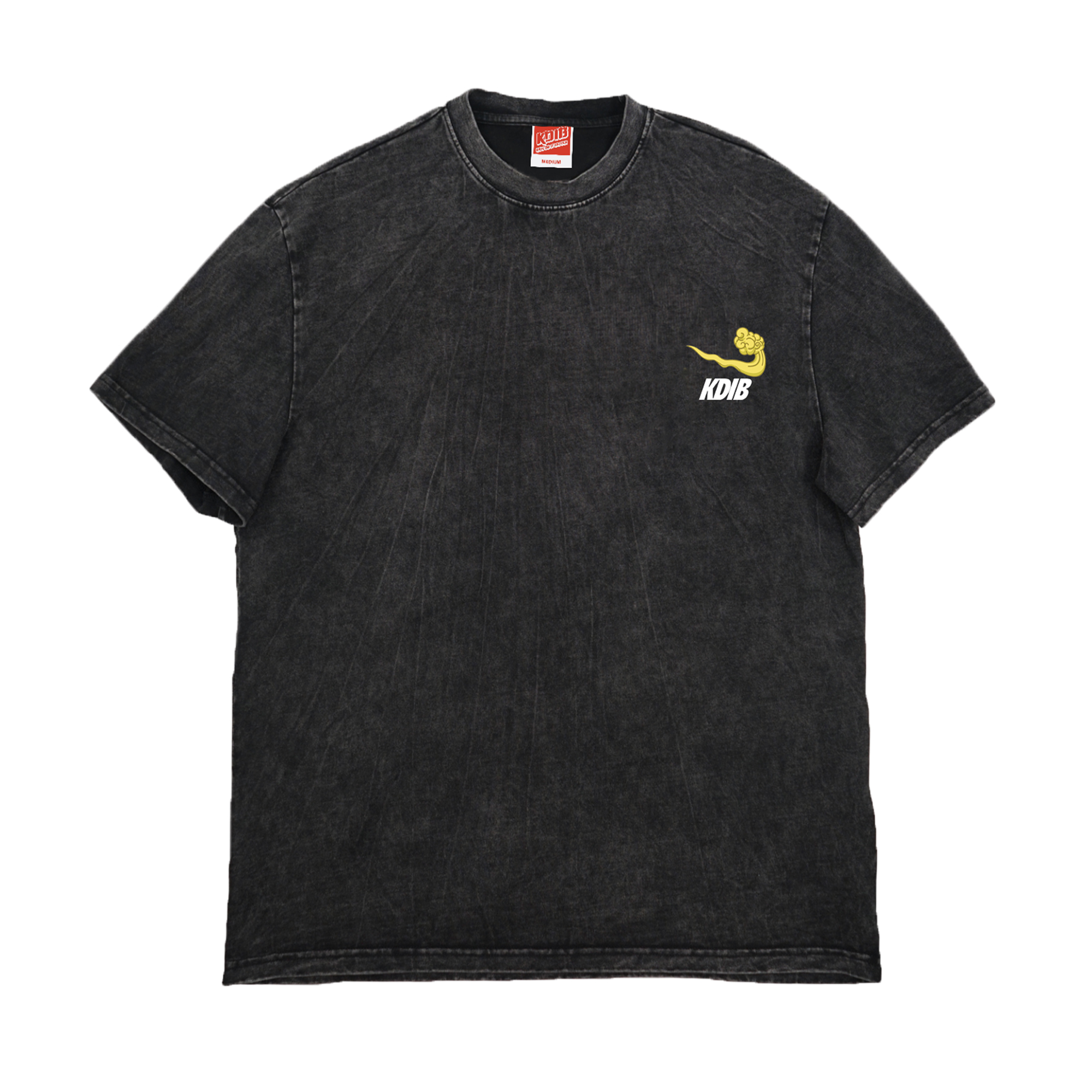Kdib Cloud Emb Washed Tee - Black